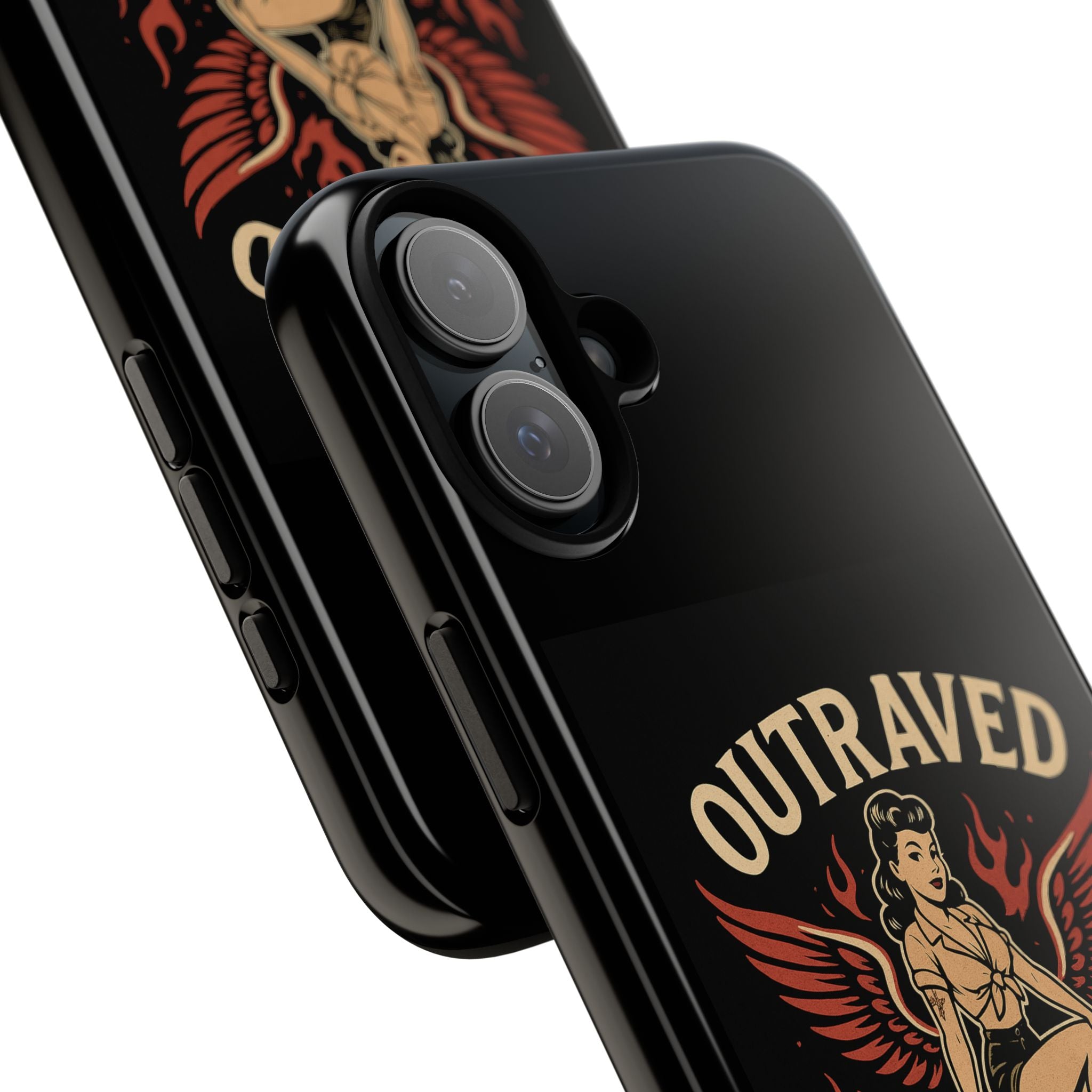 Phone Case — Vintage Pin-Up Eyeball Design