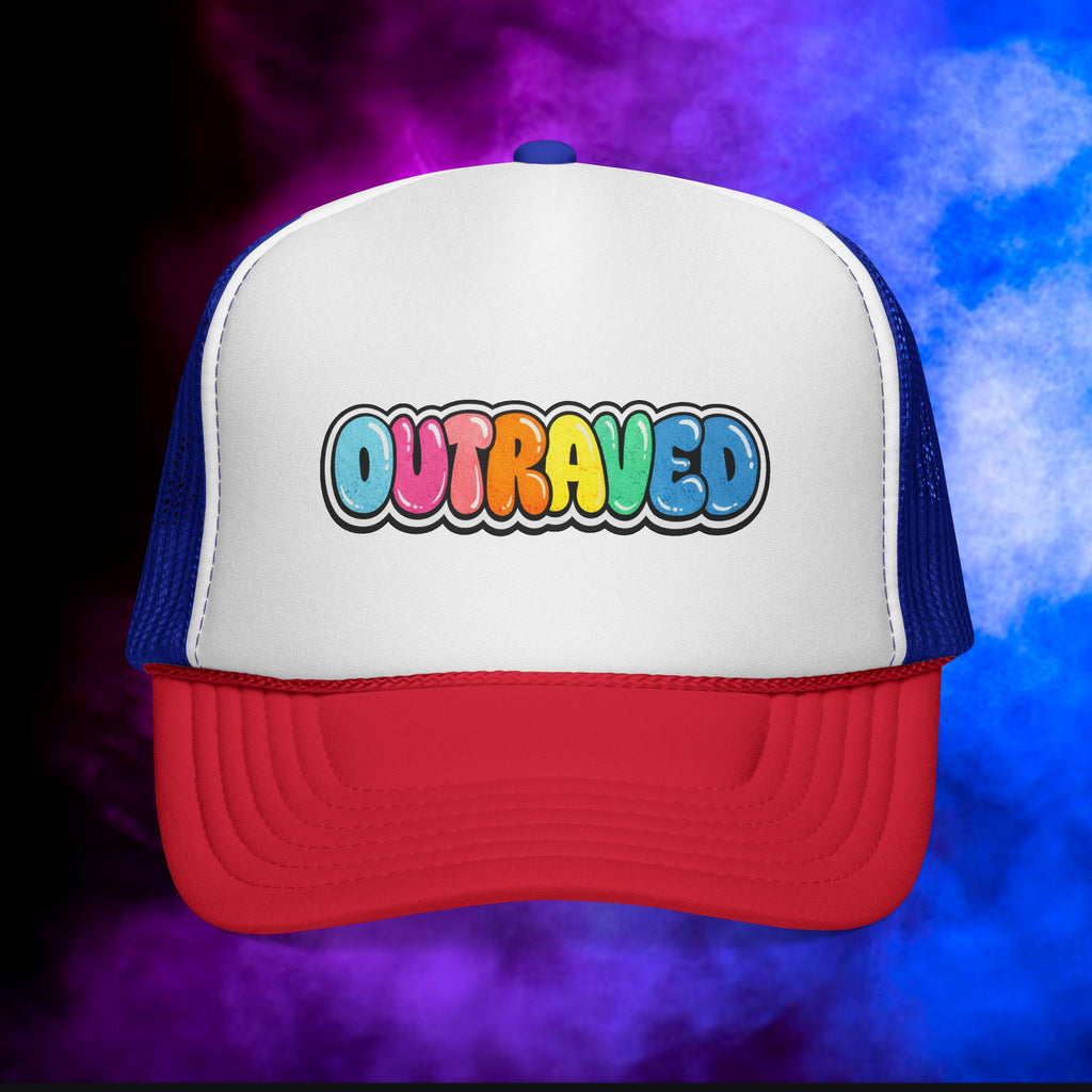 OUTRAVED colorburst collection Trucker Cap