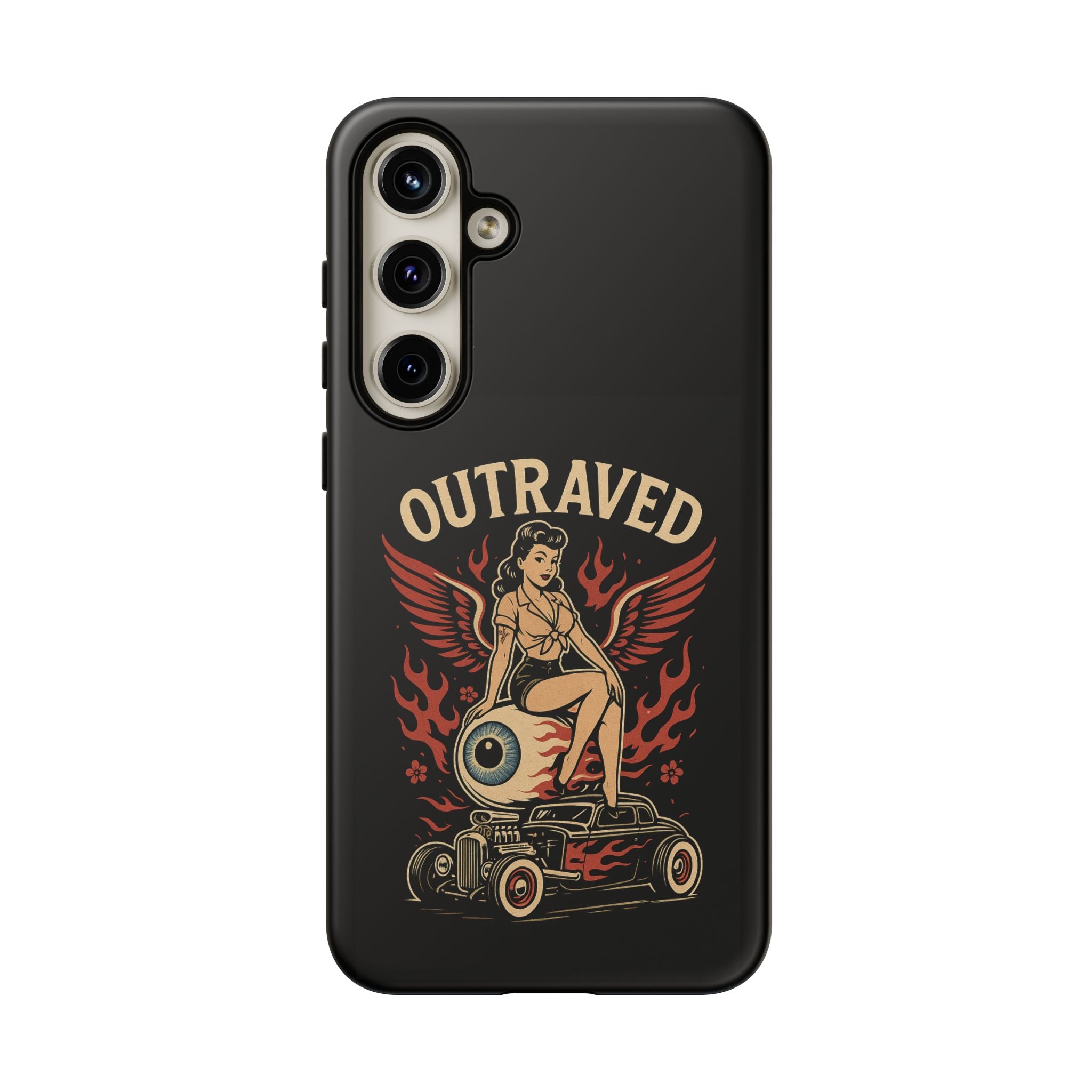 Phone Case — Vintage Pin-Up Eyeball Design