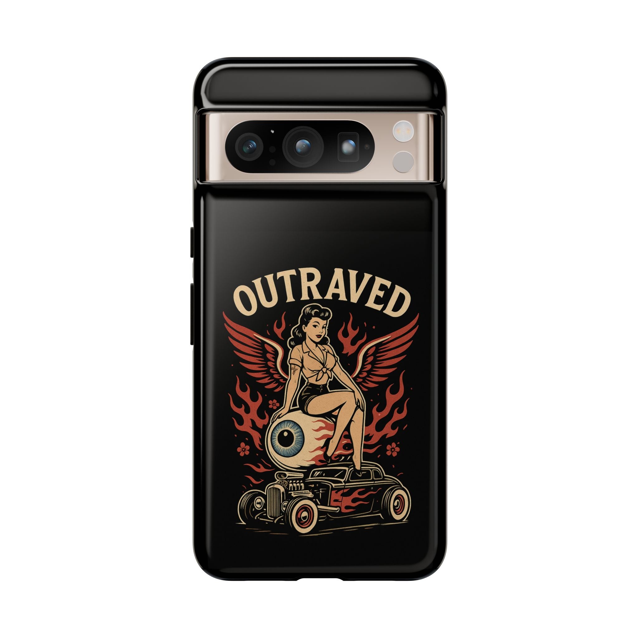 Phone Case — Vintage Pin-Up Eyeball Design