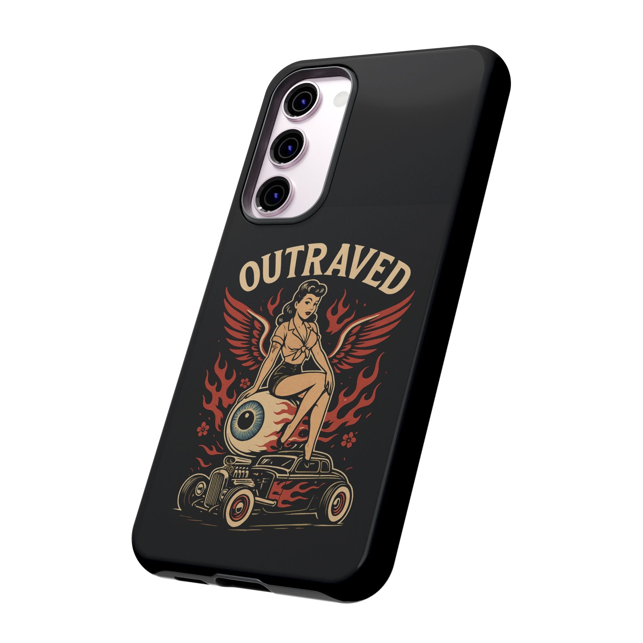 Phone Case — Vintage Pin-Up Eyeball Design