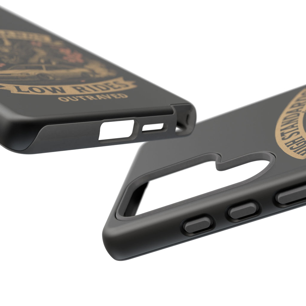 Phone Case — "High Standards Low Rides" Retro Dragon Car Design