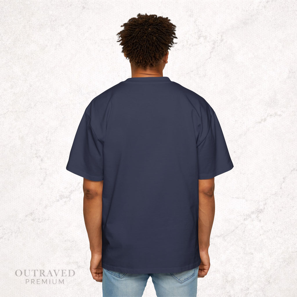 Outraved Logo Tee — Retro Graphic Oversized Men’s T‑Shirt