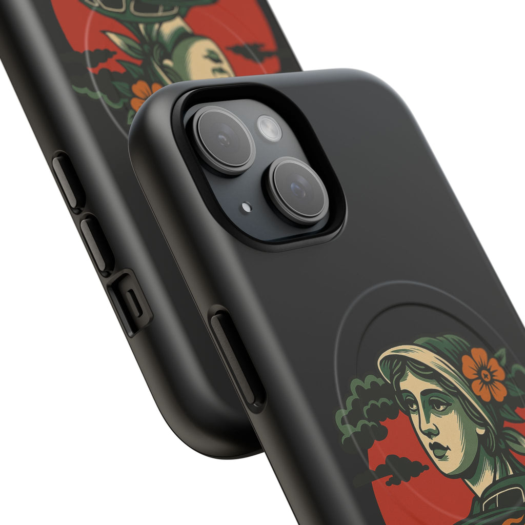 Phone Case — Outraved Retro Car & Woman Graphic Magnetic Tough Case