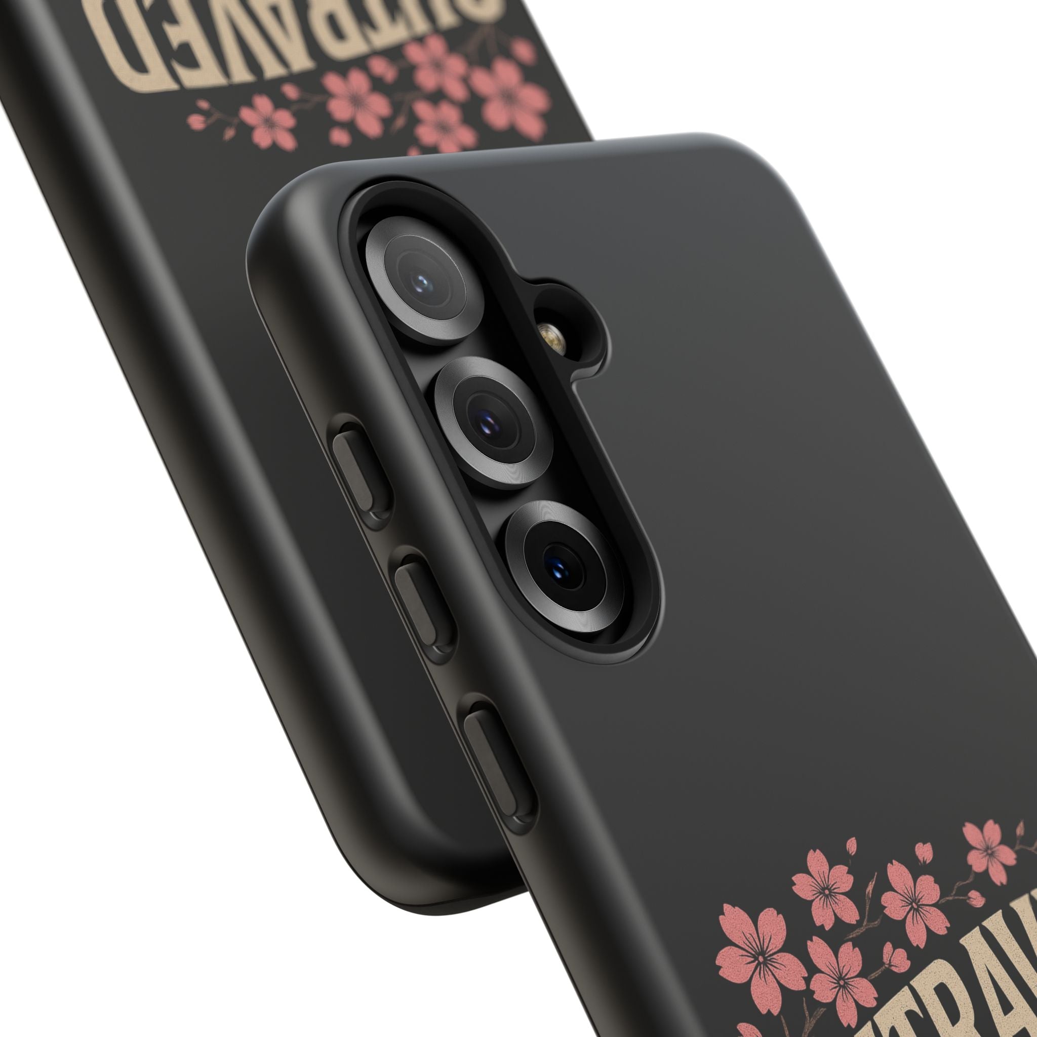 Phone Case — “Outraved” Drift Car Graphic with Cherry Blossoms