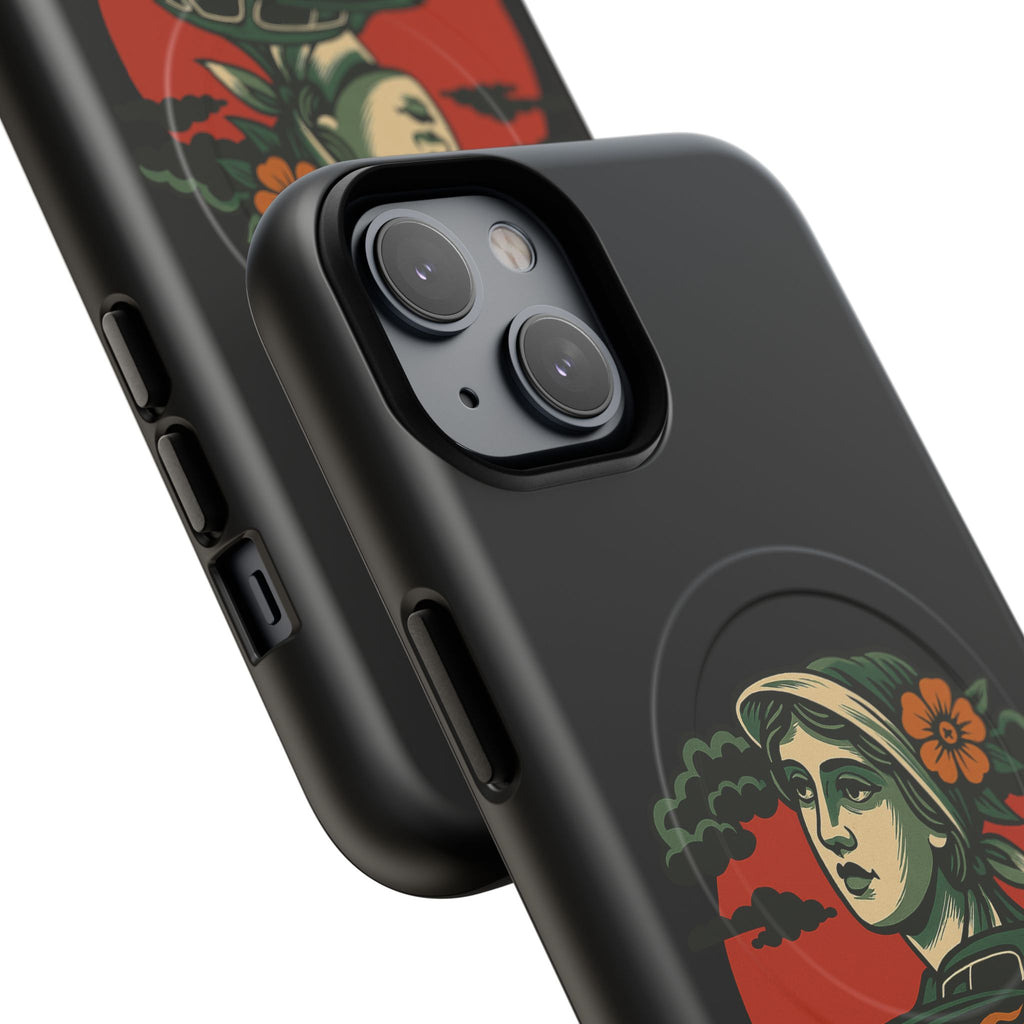 Phone Case — Outraved Retro Car & Woman Graphic Magnetic Tough Case