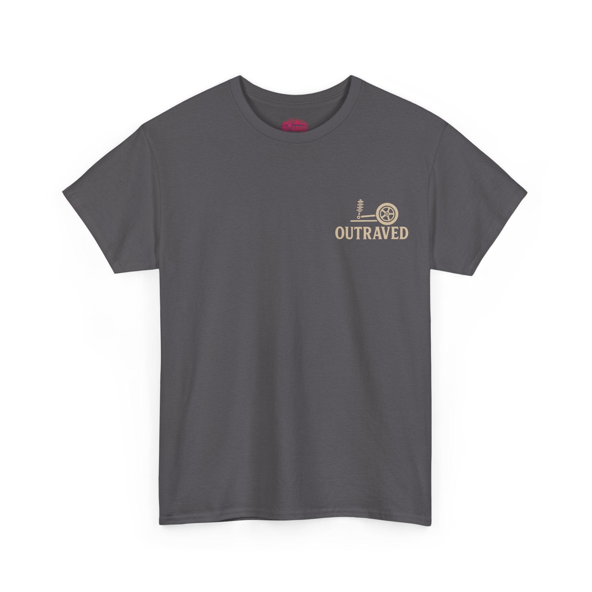 A Outraved 'High Standards Low Rides' Graphic Tee — Vintage Dragon Car Design