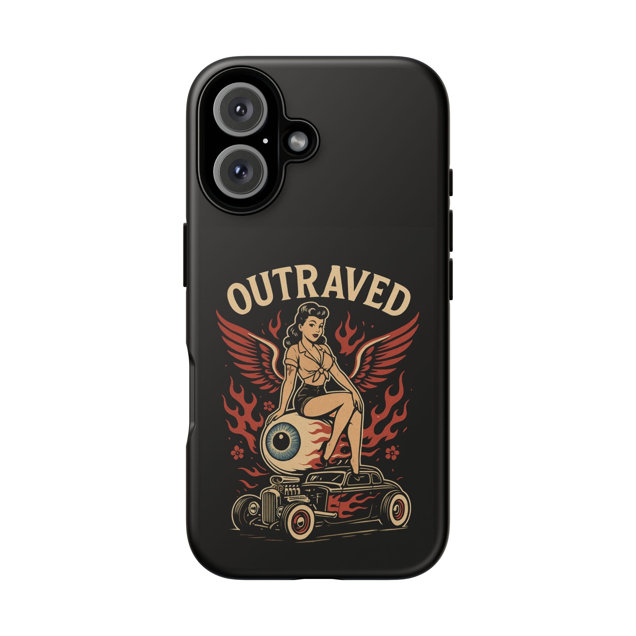 Phone Case — Vintage Pin-Up Eyeball Design