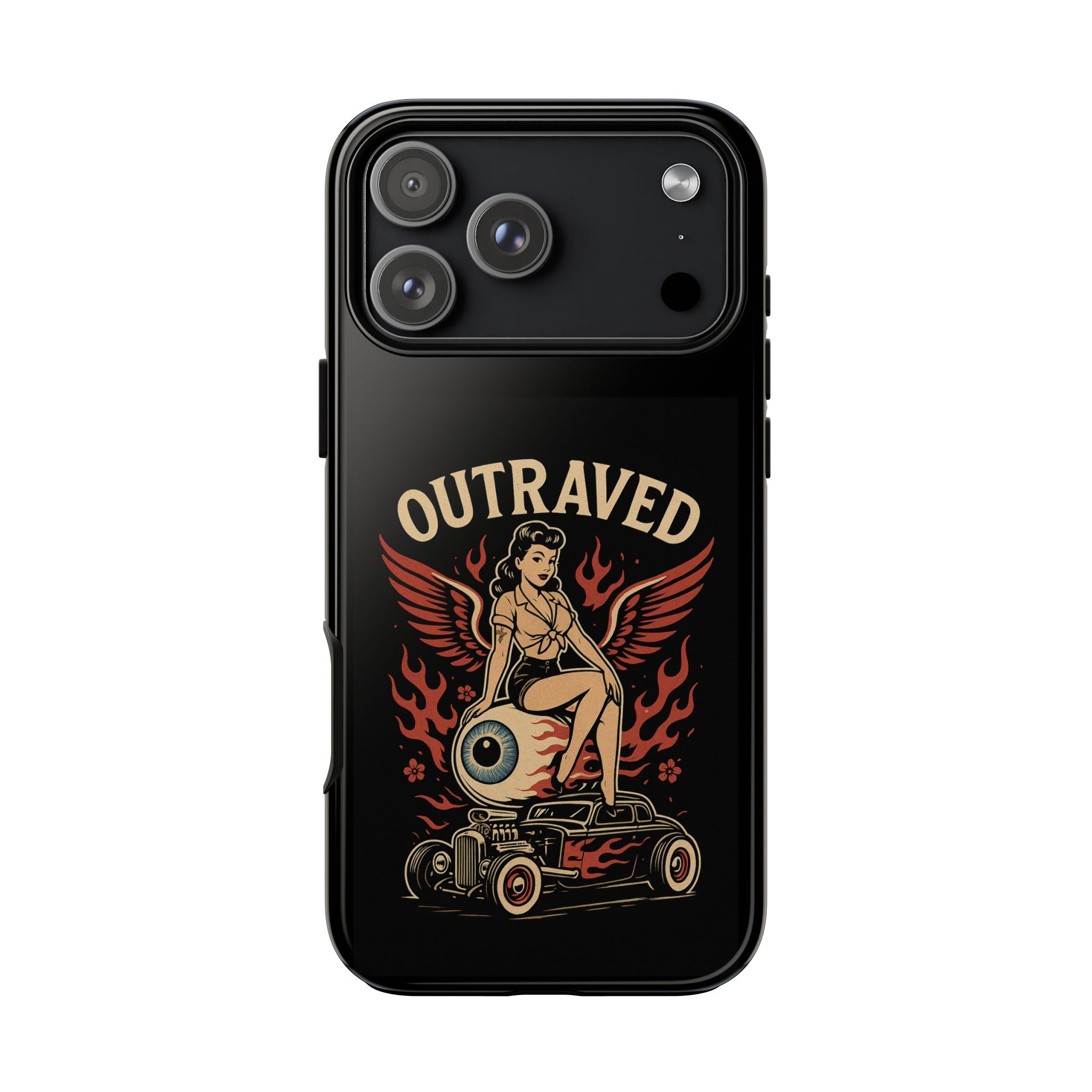 Phone Case — Vintage Pin-Up Eyeball Design