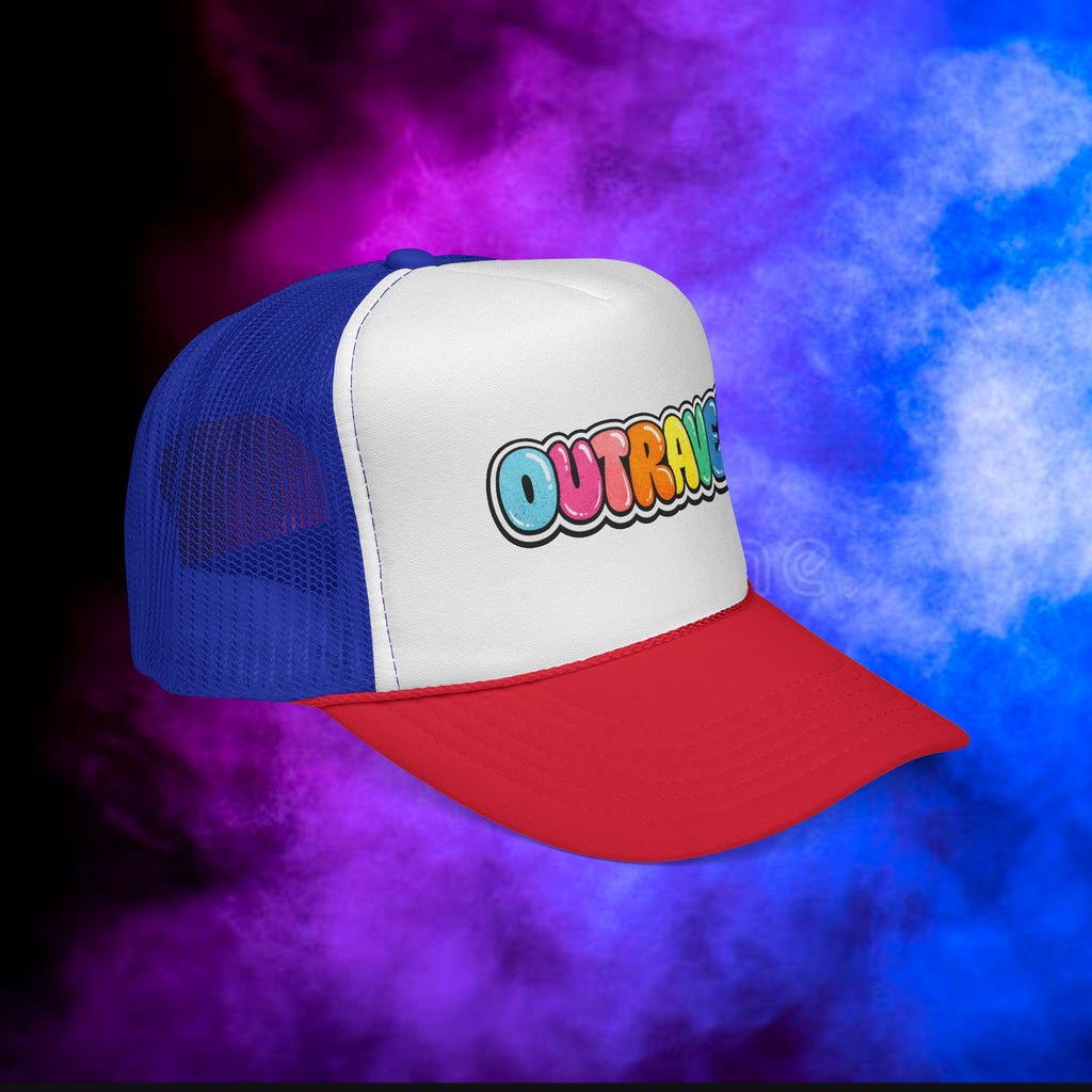 OUTRAVED colorburst collection Trucker Cap