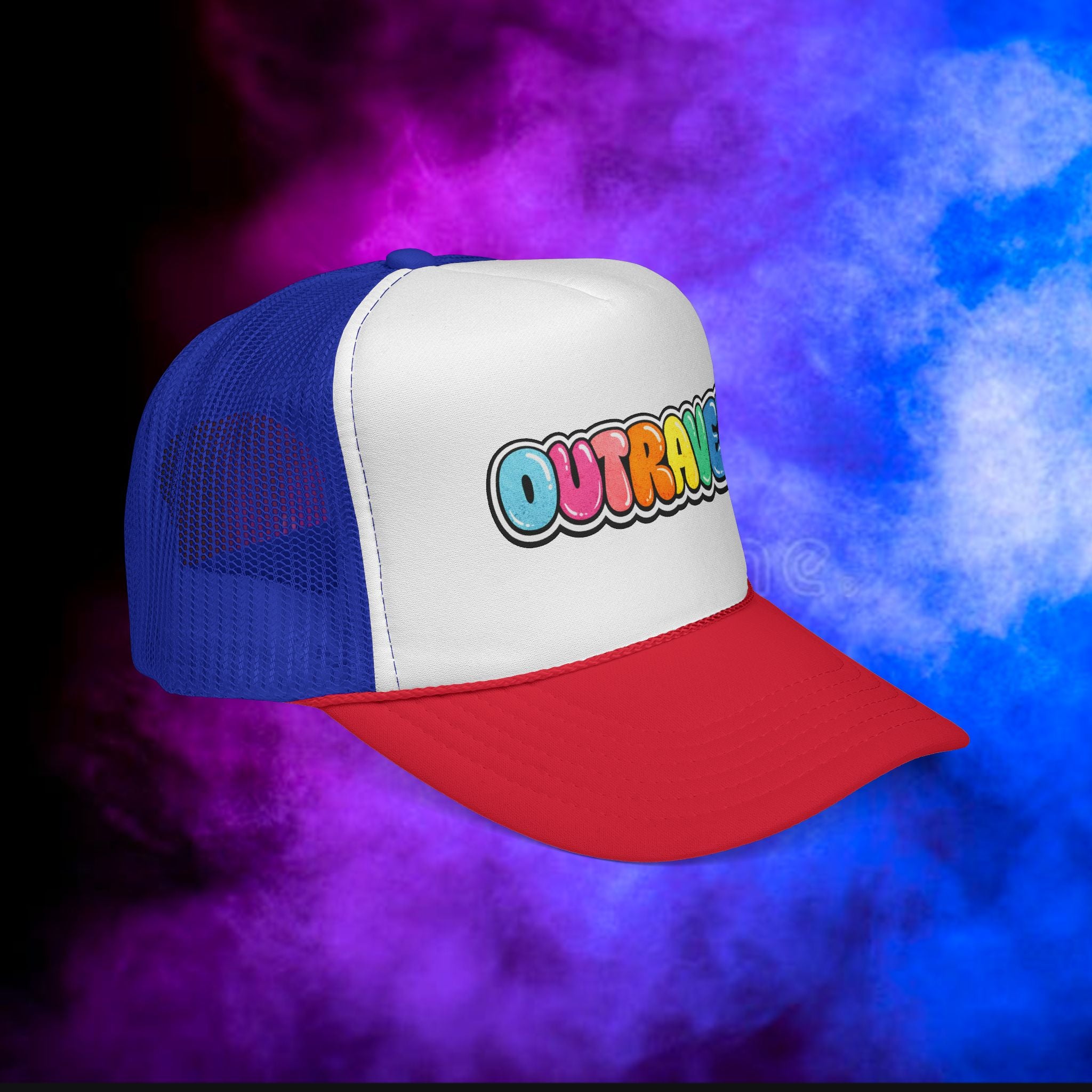 OUTRAVED colorburst collection Trucker Cap
