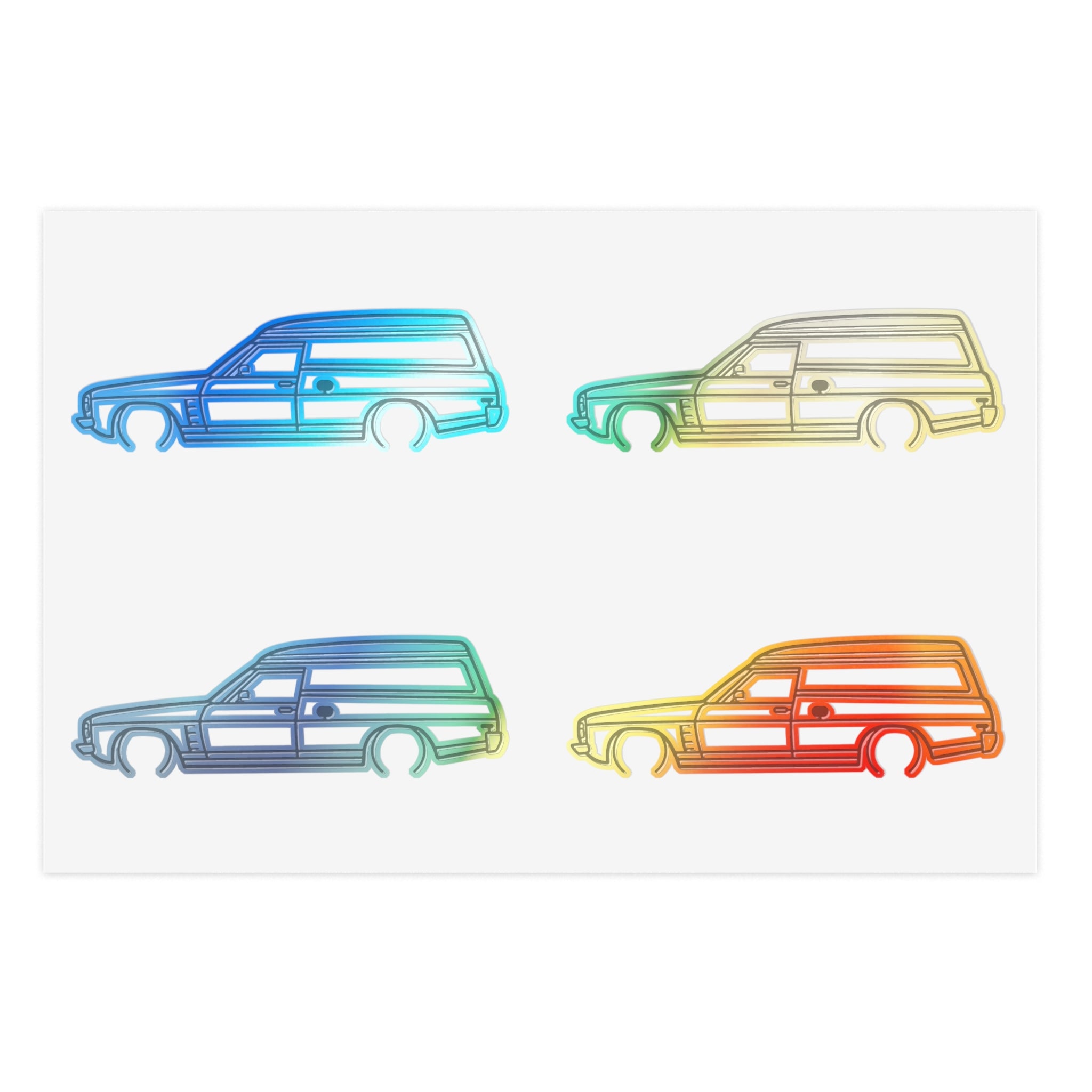 Stickers — Retro pvcool Outline Sticker Sheet