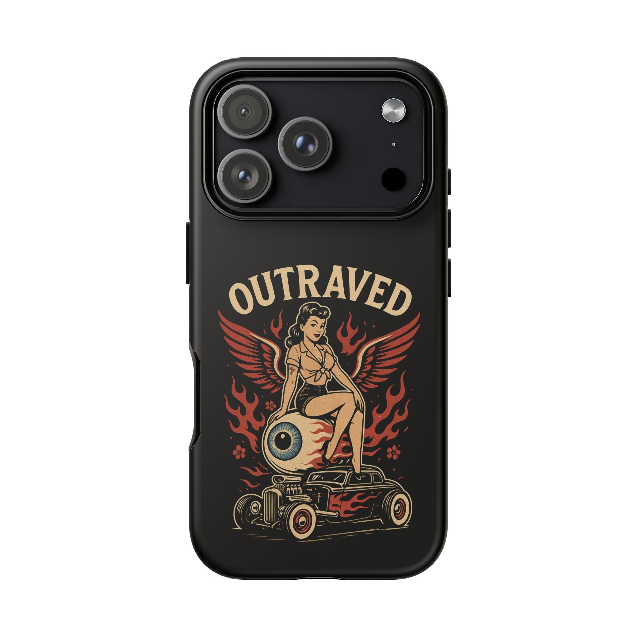 Phone Case — Vintage Pin-Up Eyeball Design
