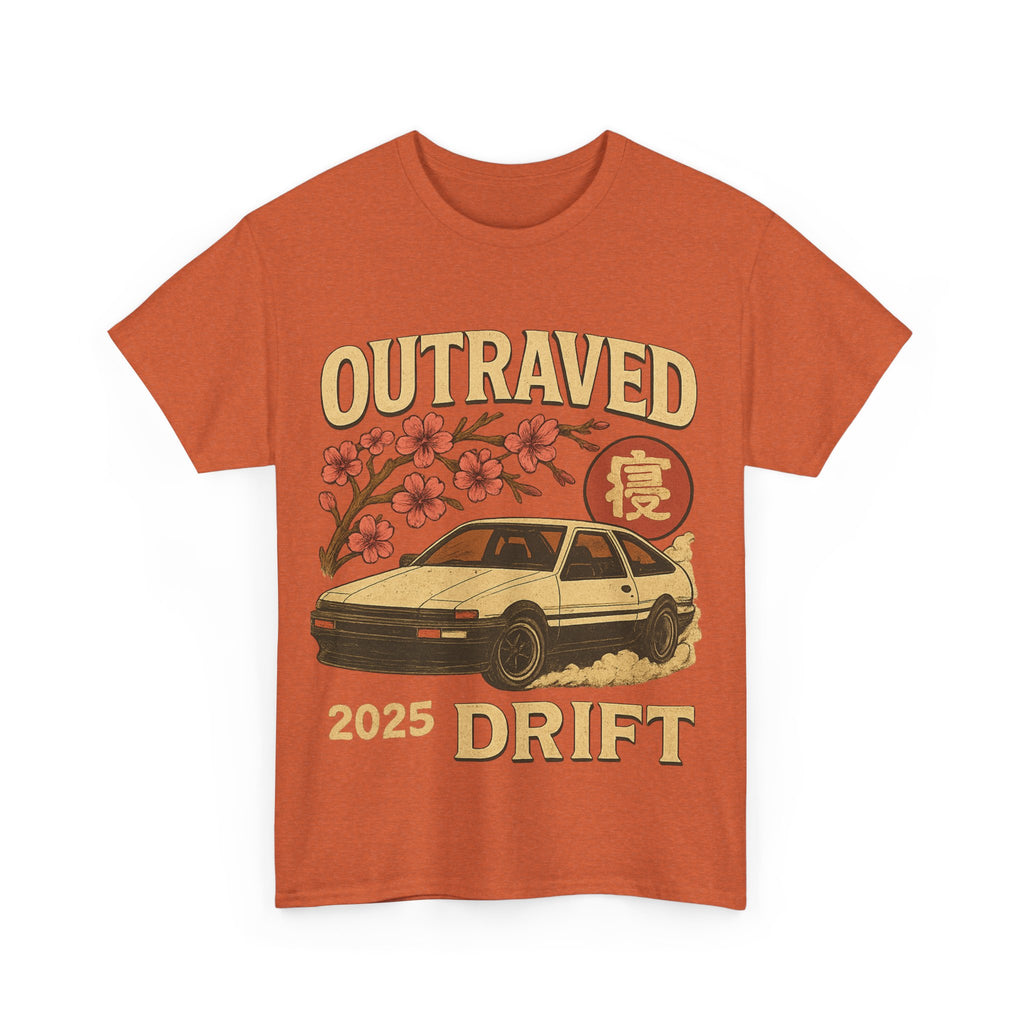 A Drift Outraved 2025 Tee — Retro JDM Racing Cherry Blossom T-Shirt