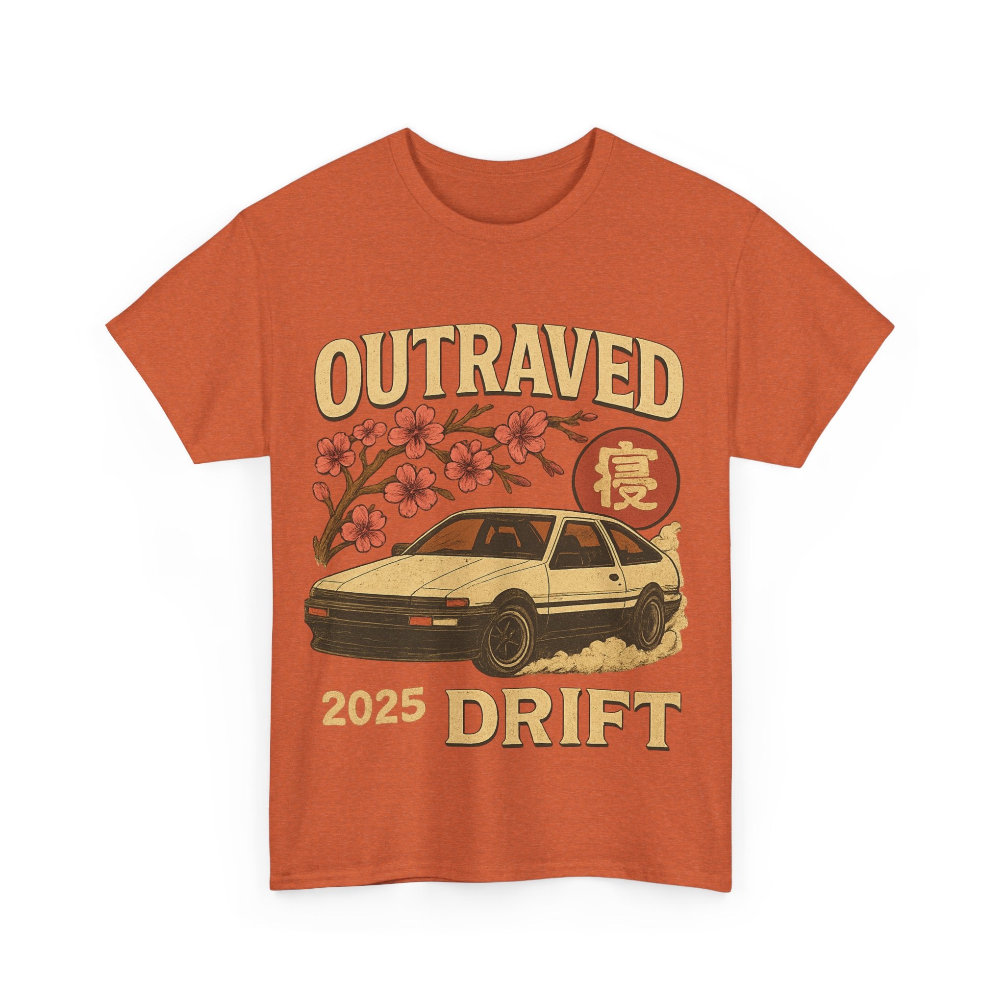 A Drift Outraved 2025 Tee — Retro JDM Racing Cherry Blossom T-Shirt
