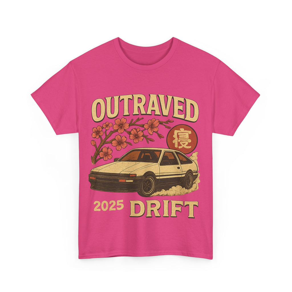 A Drift Outraved 2025 Tee — Retro JDM Racing Cherry Blossom T-Shirt