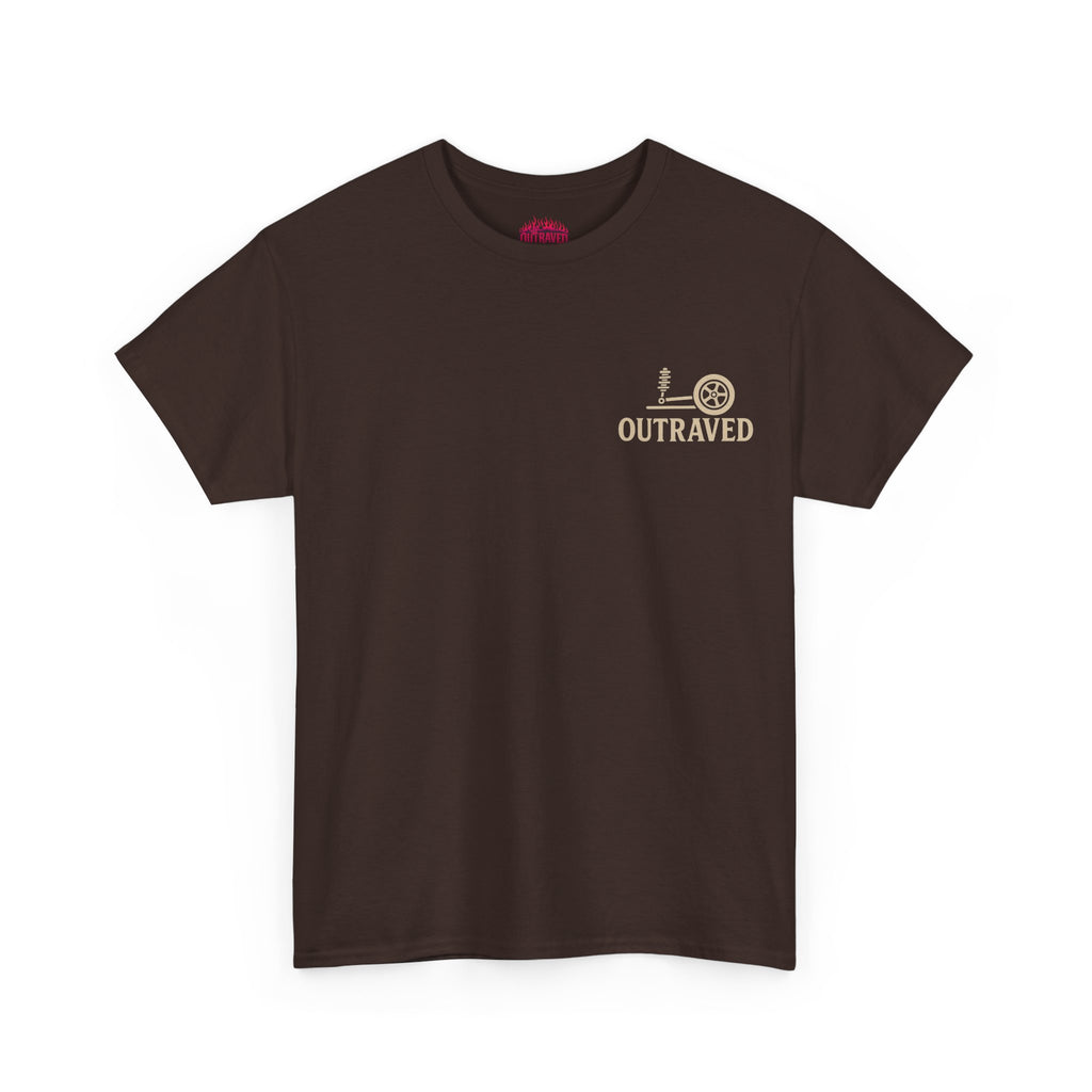A Outraved 'High Standards Low Rides' Graphic Tee — Vintage Dragon Car Design