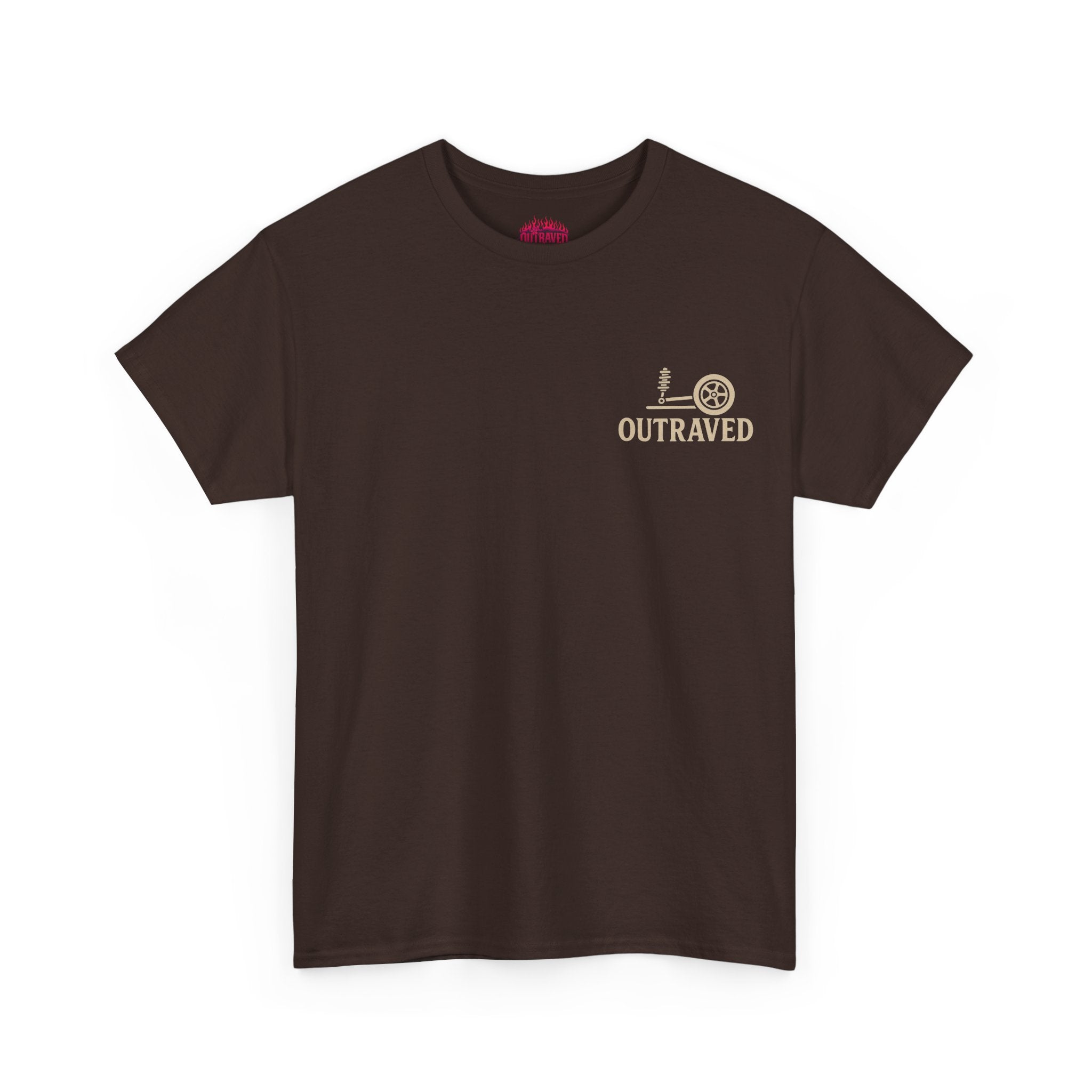 A Outraved 'High Standards Low Rides' Graphic Tee — Vintage Dragon Car Design