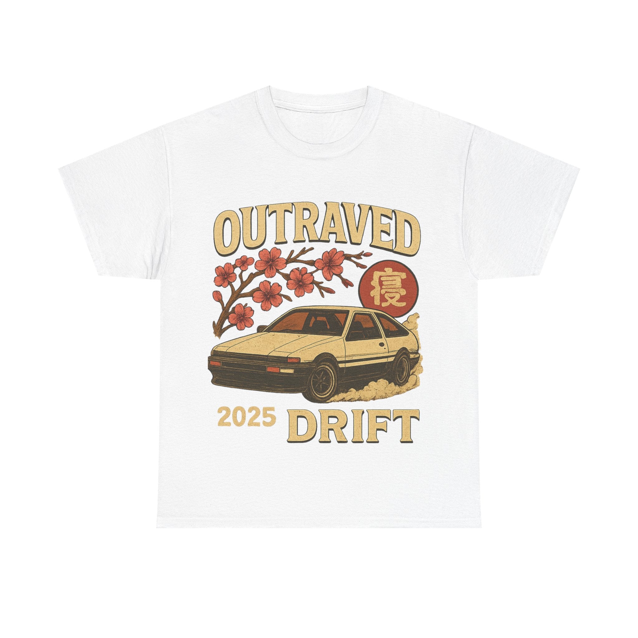 A Drift Outraved 2025 Tee — Retro JDM Racing Cherry Blossom T-Shirt