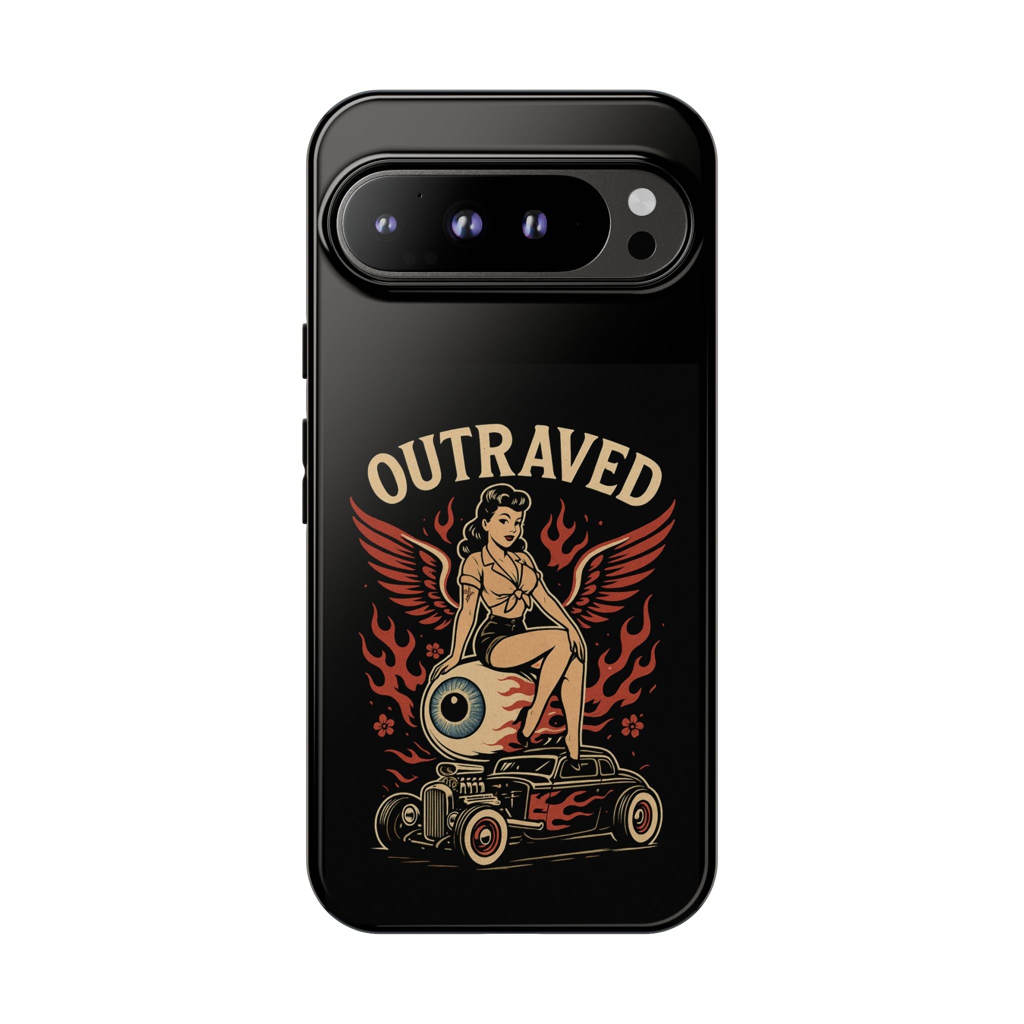 Phone Case — Vintage Pin-Up Eyeball Design