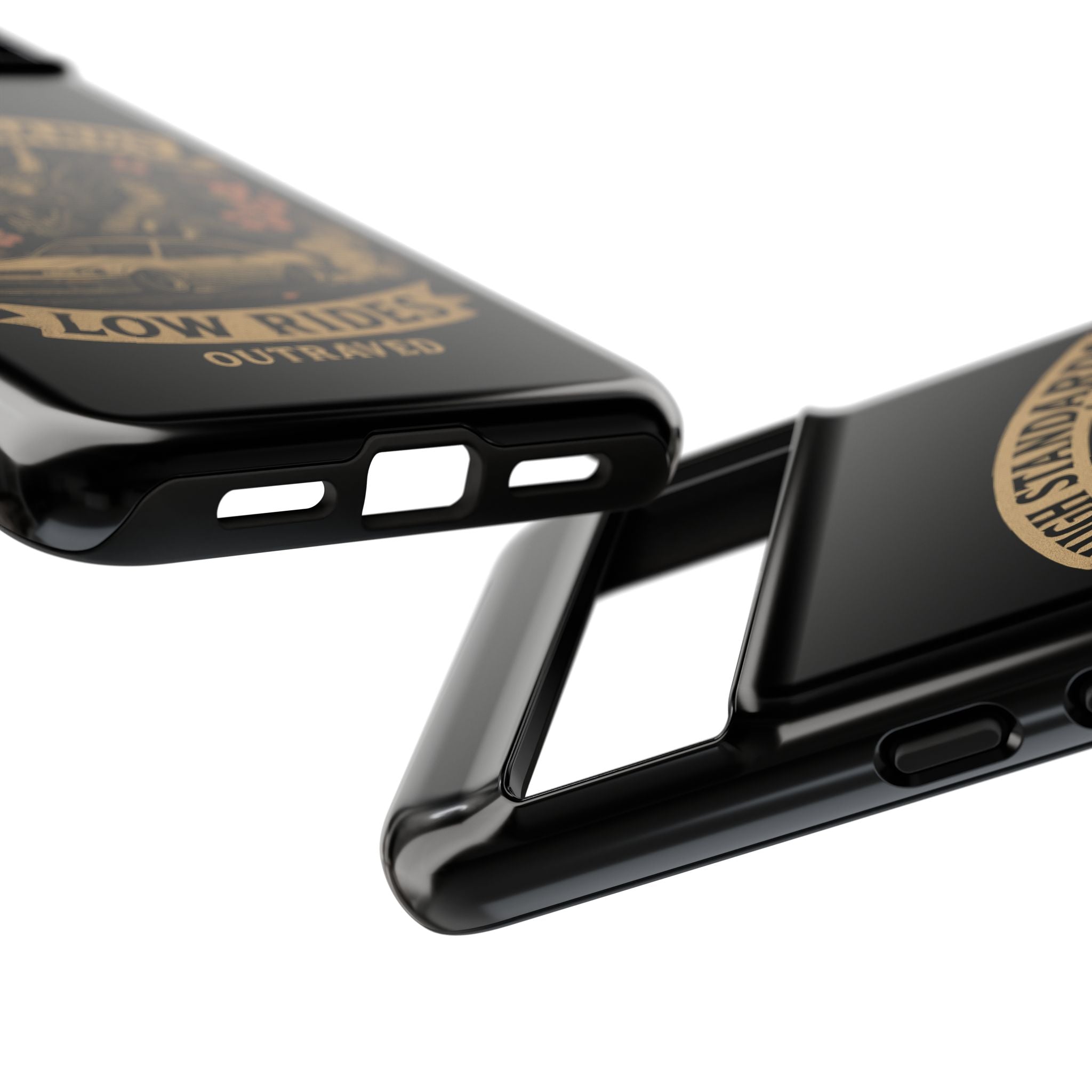 Phone Case — "High Standards Low Rides" Retro Dragon Car Design