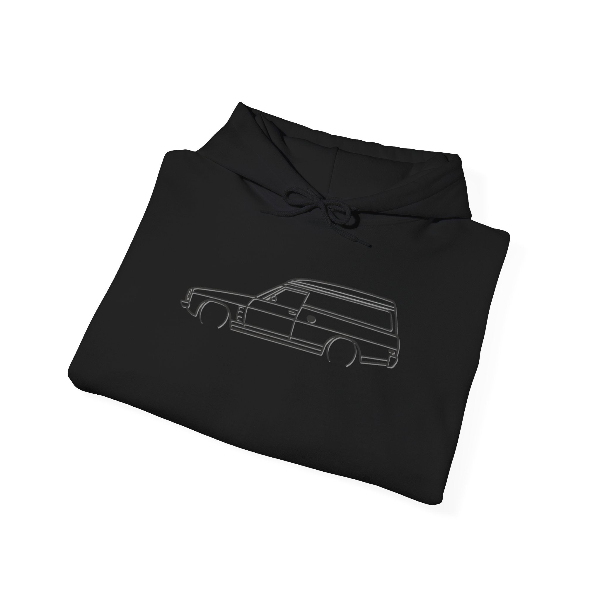 A Shagging Wagon Holden Panel Van Hoodie — PVCool Retro Van Graphic