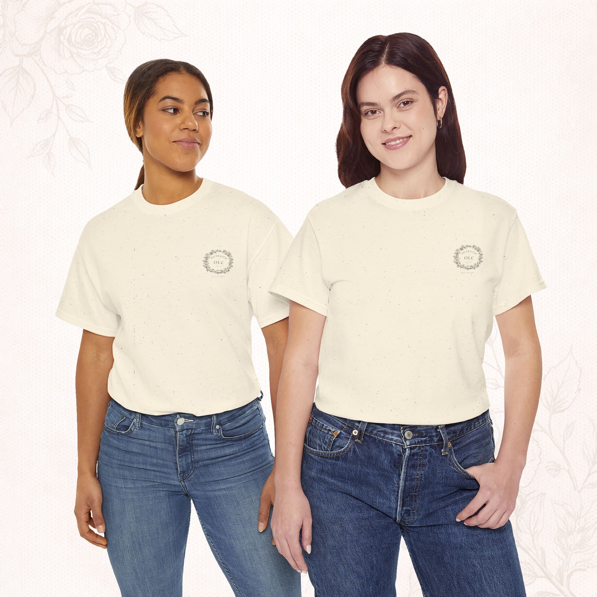 Silent dove tee- OUTRAVED ladies collection