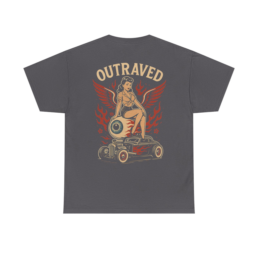 A Outraved Pinup Eyeball Hot Rod Tee.