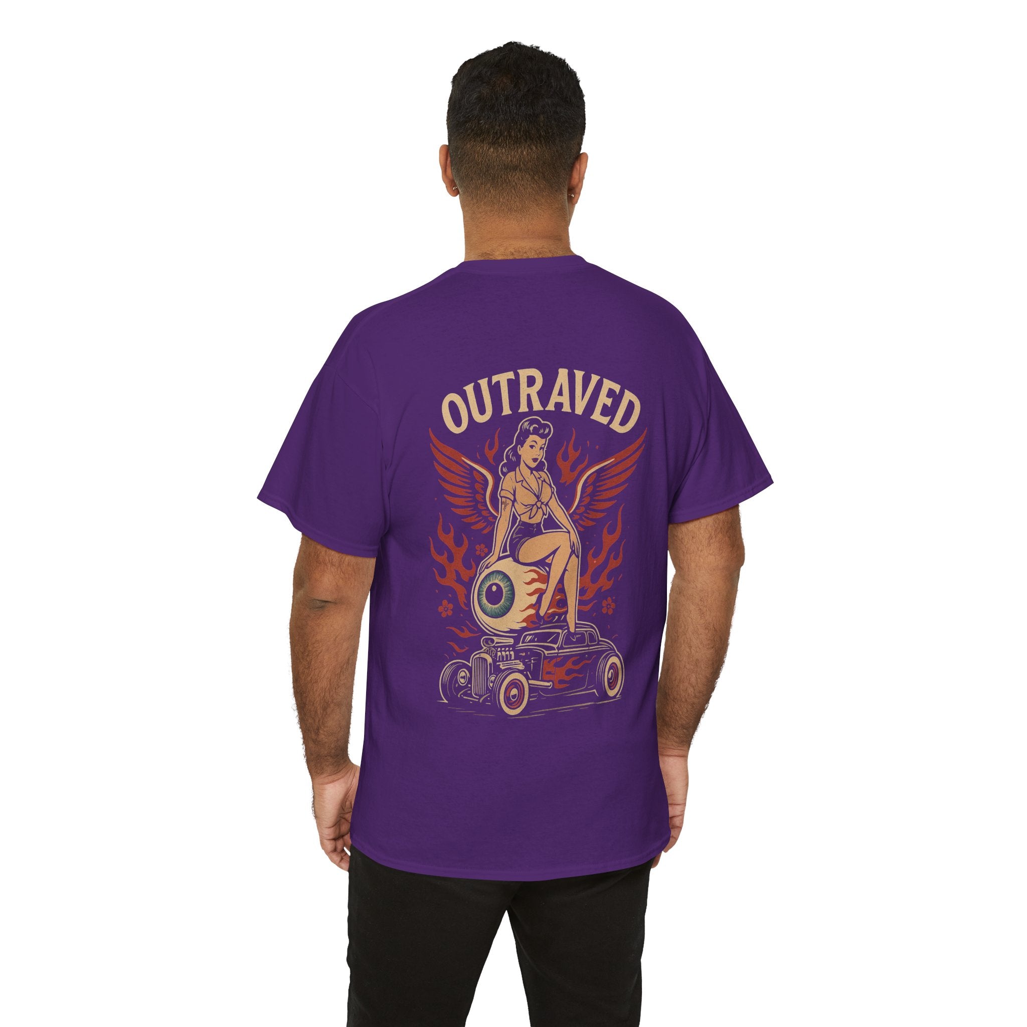A Outraved Pinup Eyeball Hot Rod Tee