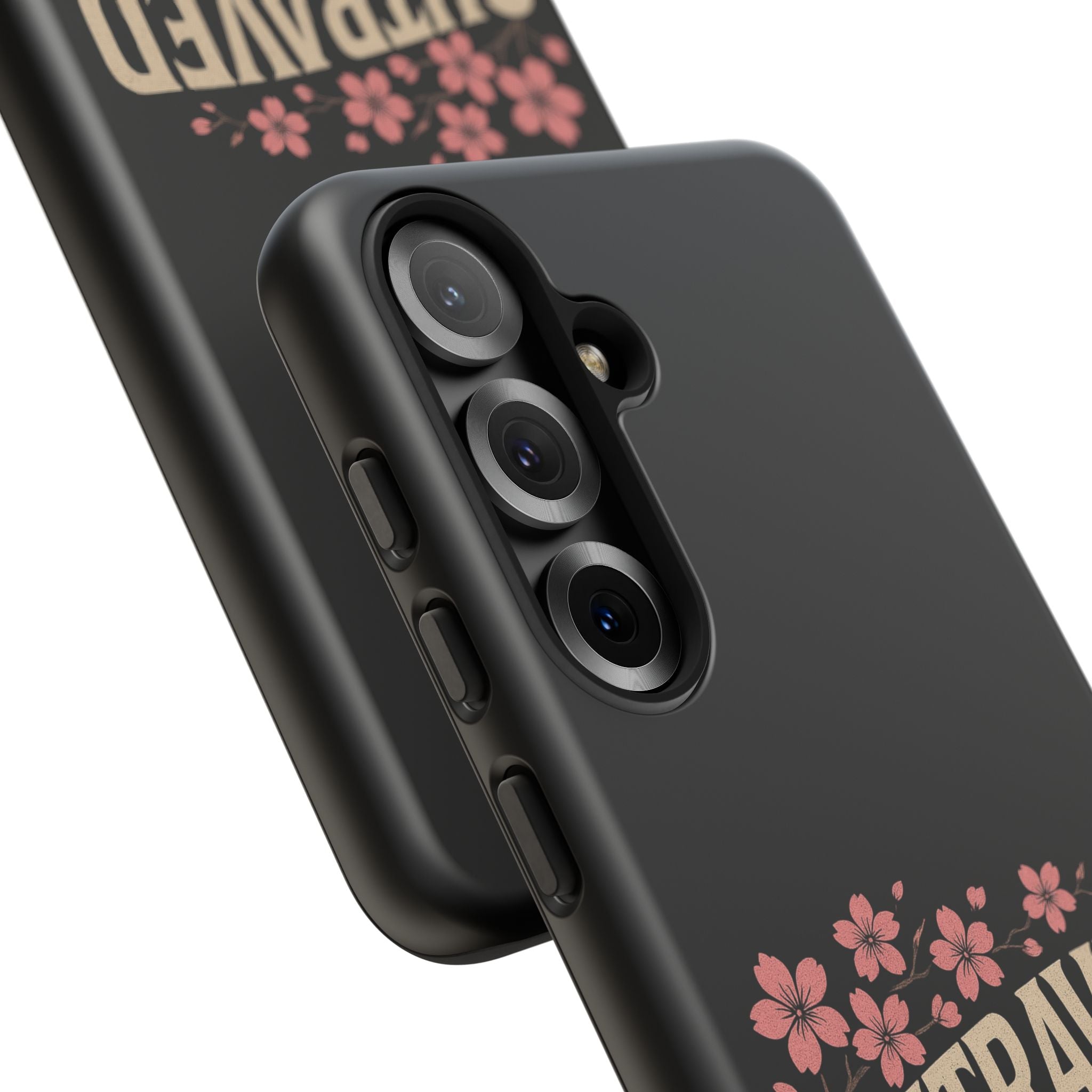 Phone Case — “Outraved” Drift Car Graphic with Cherry Blossoms