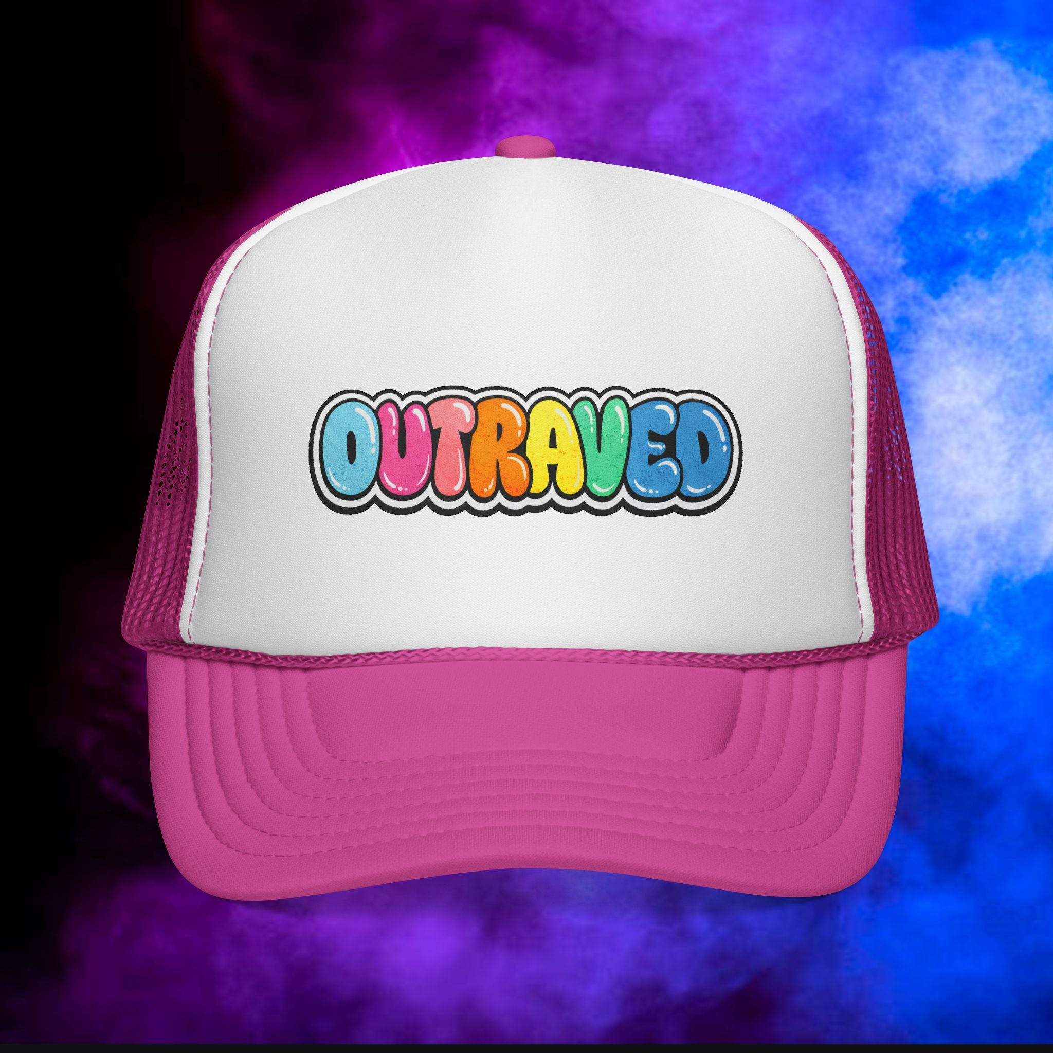 OUTRAVED colorburst collection Trucker Cap
