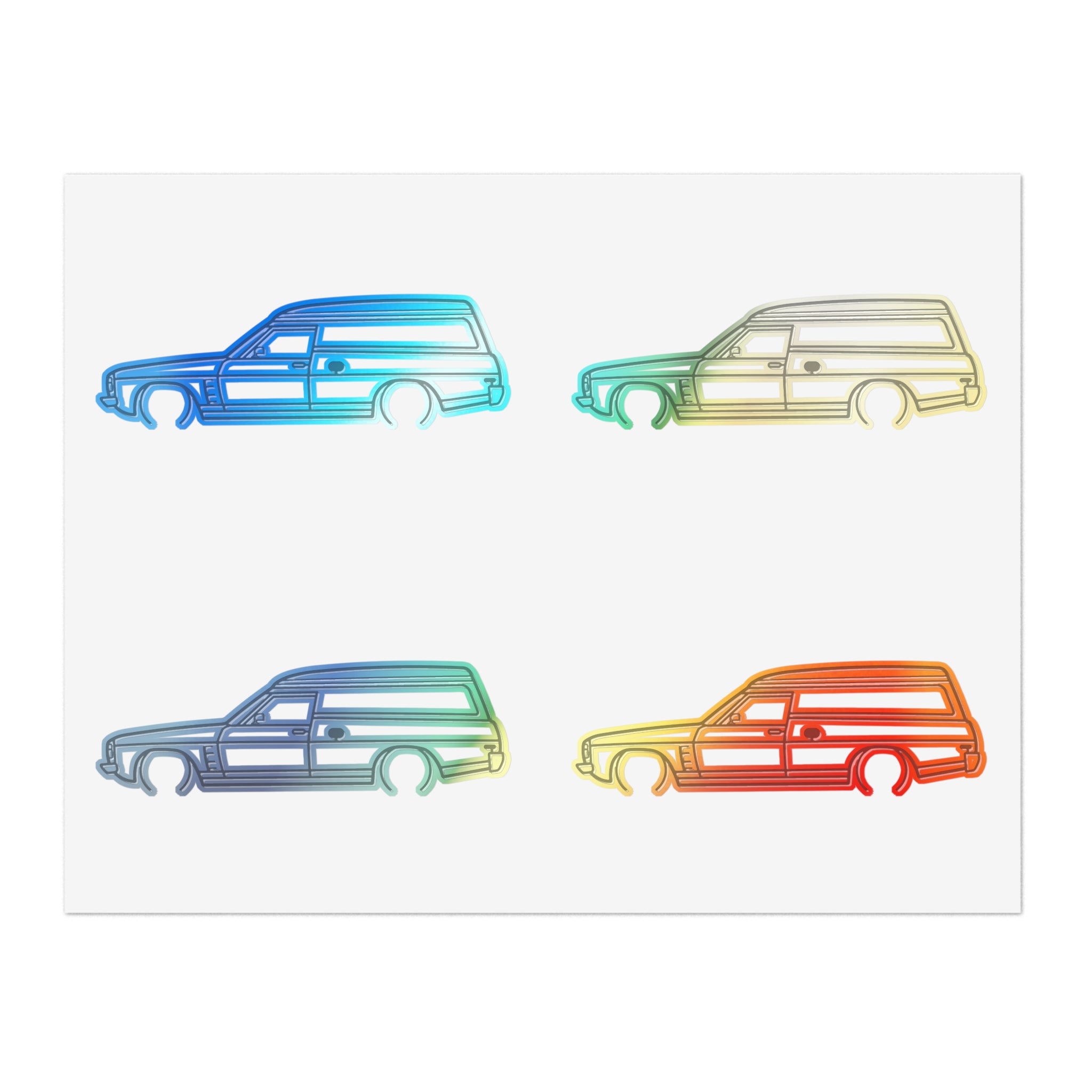 Stickers — Retro pvcool Outline Sticker Sheet