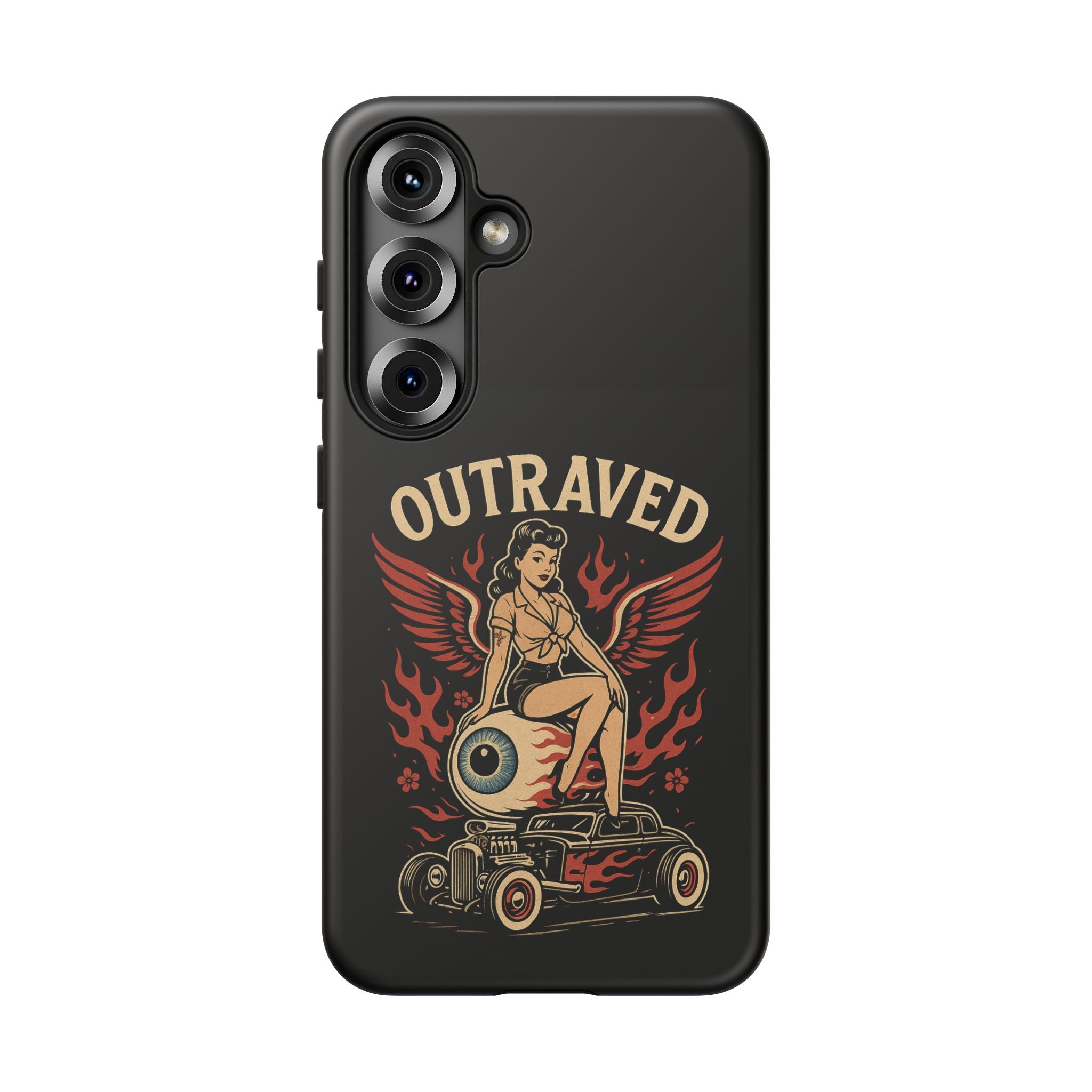 Phone Case — Vintage Pin-Up Eyeball Design