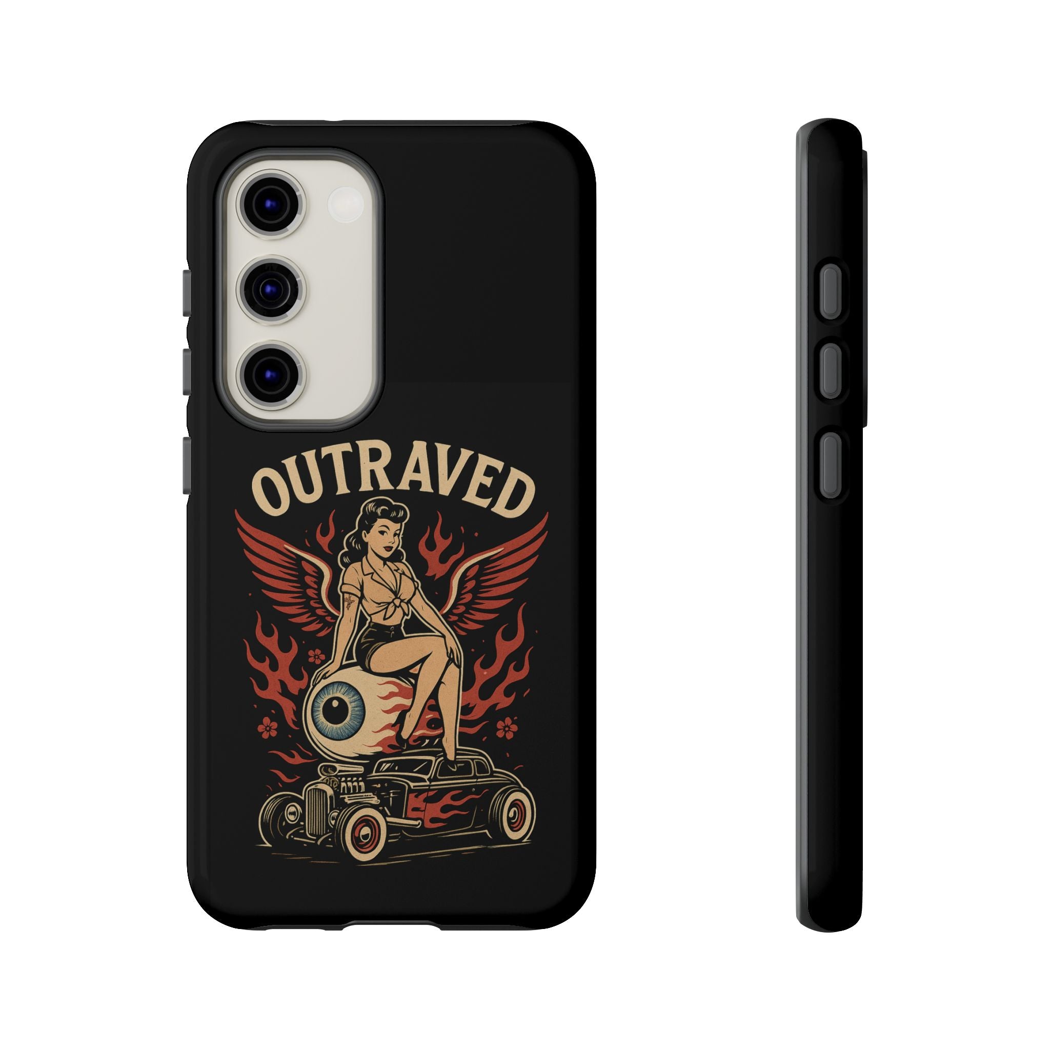 Phone Case — Vintage Pin-Up Eyeball Design
