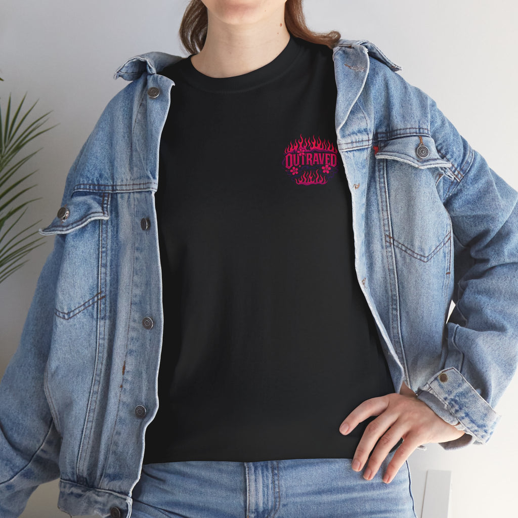 Outraved Moonlit Mountain T-Shirt — Gothic Nightscape Tee