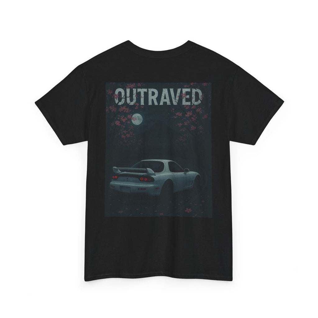 A Outraved Moonlit Mountain T-Shirt — Gothic Nightscape Tee