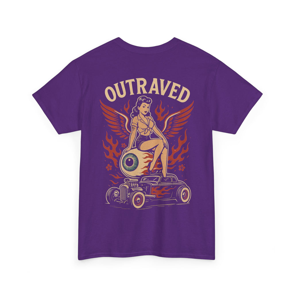 A Outraved Pinup Eyeball Hot Rod Tee.