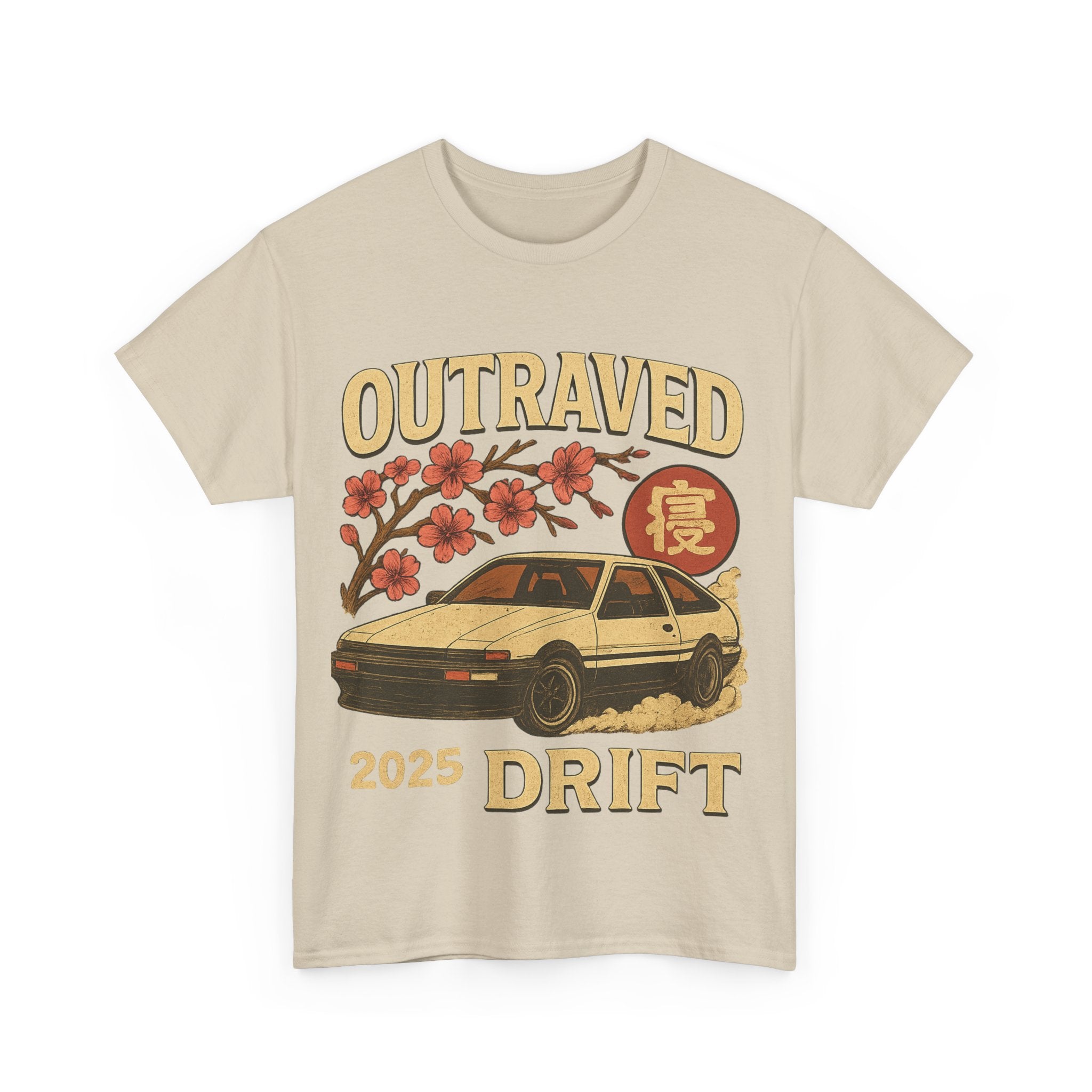A Drift Outraved 2025 Tee — Retro JDM Racing Cherry Blossom T-Shirt
