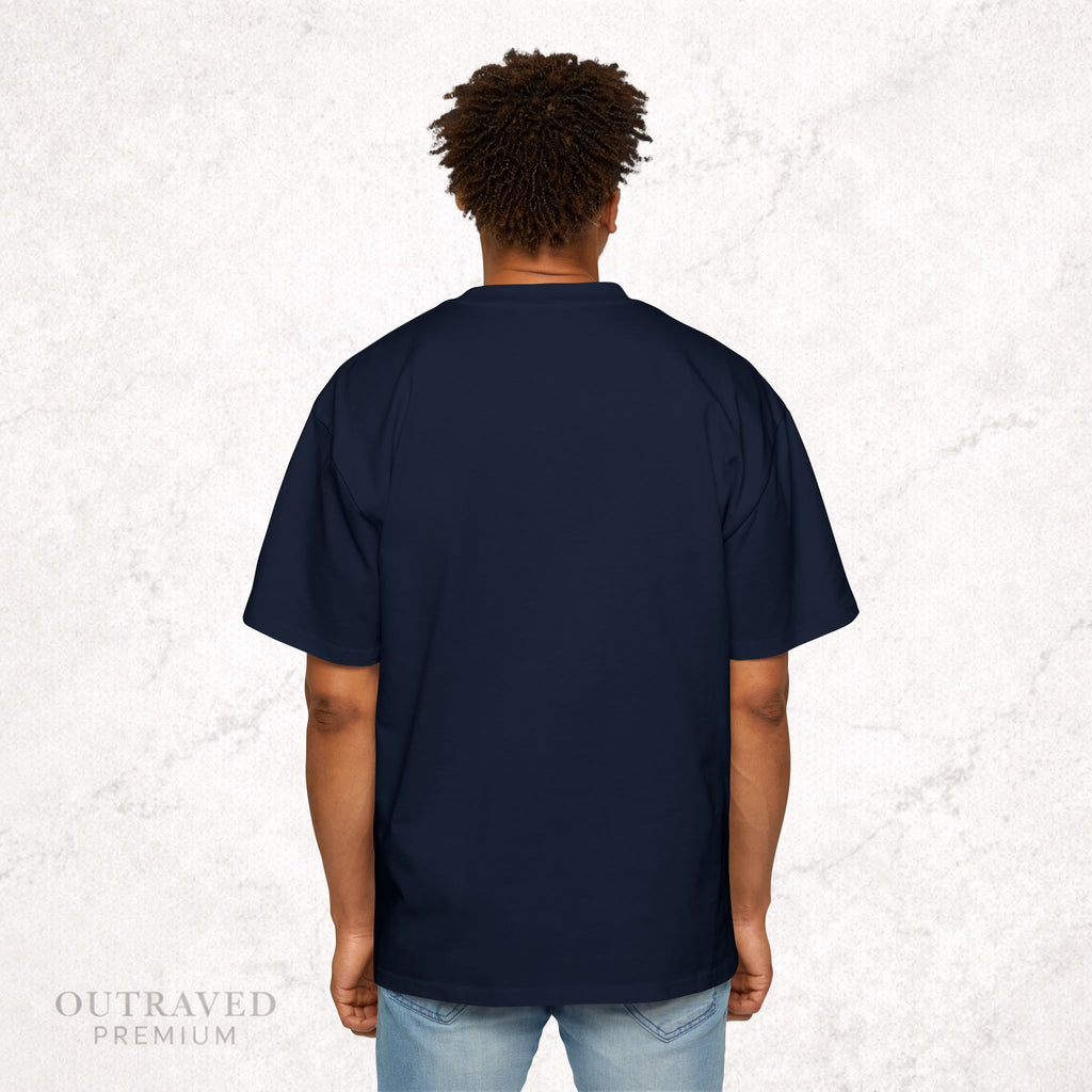 Outraved Logo Tee — Retro Graphic Oversized Men’s T‑Shirt