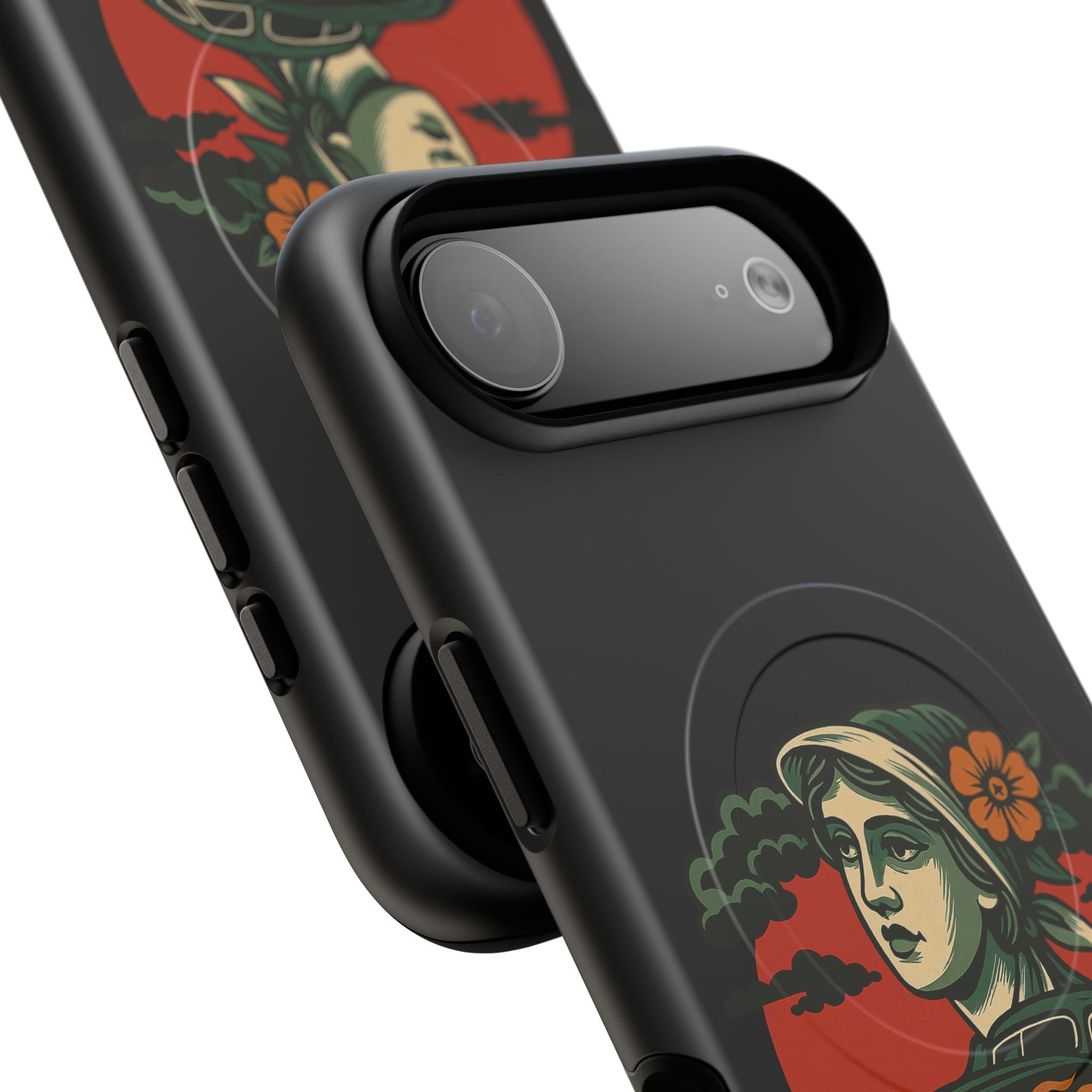 Phone Case — Outraved Retro Car & Woman Graphic Magnetic Tough Case