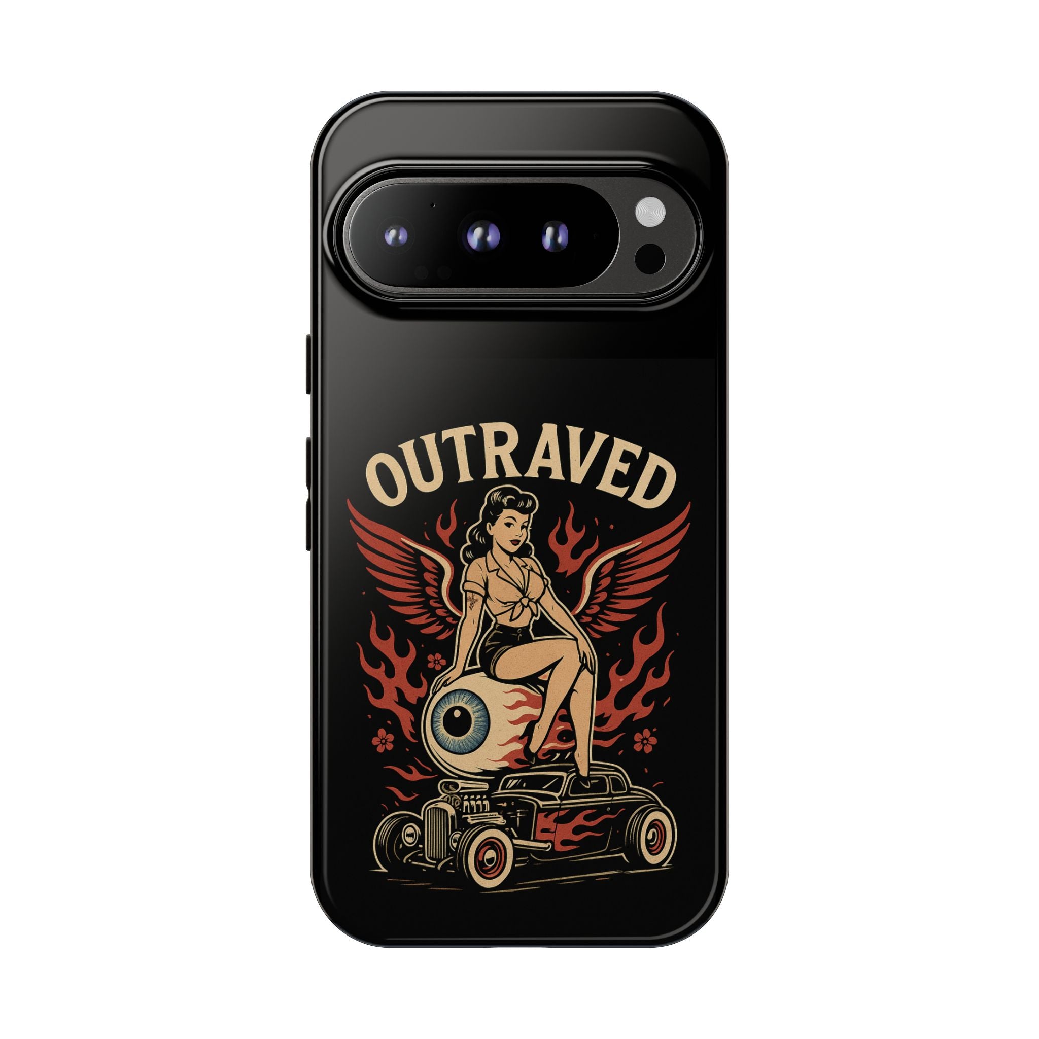 Phone Case — Vintage Pin-Up Eyeball Design