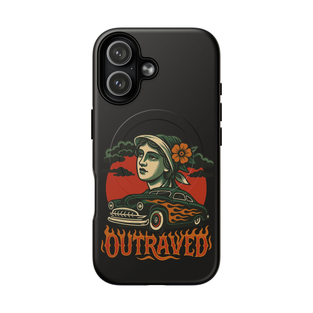 Phone Case — Outraved Retro Car & Woman Graphic Magnetic Tough Case