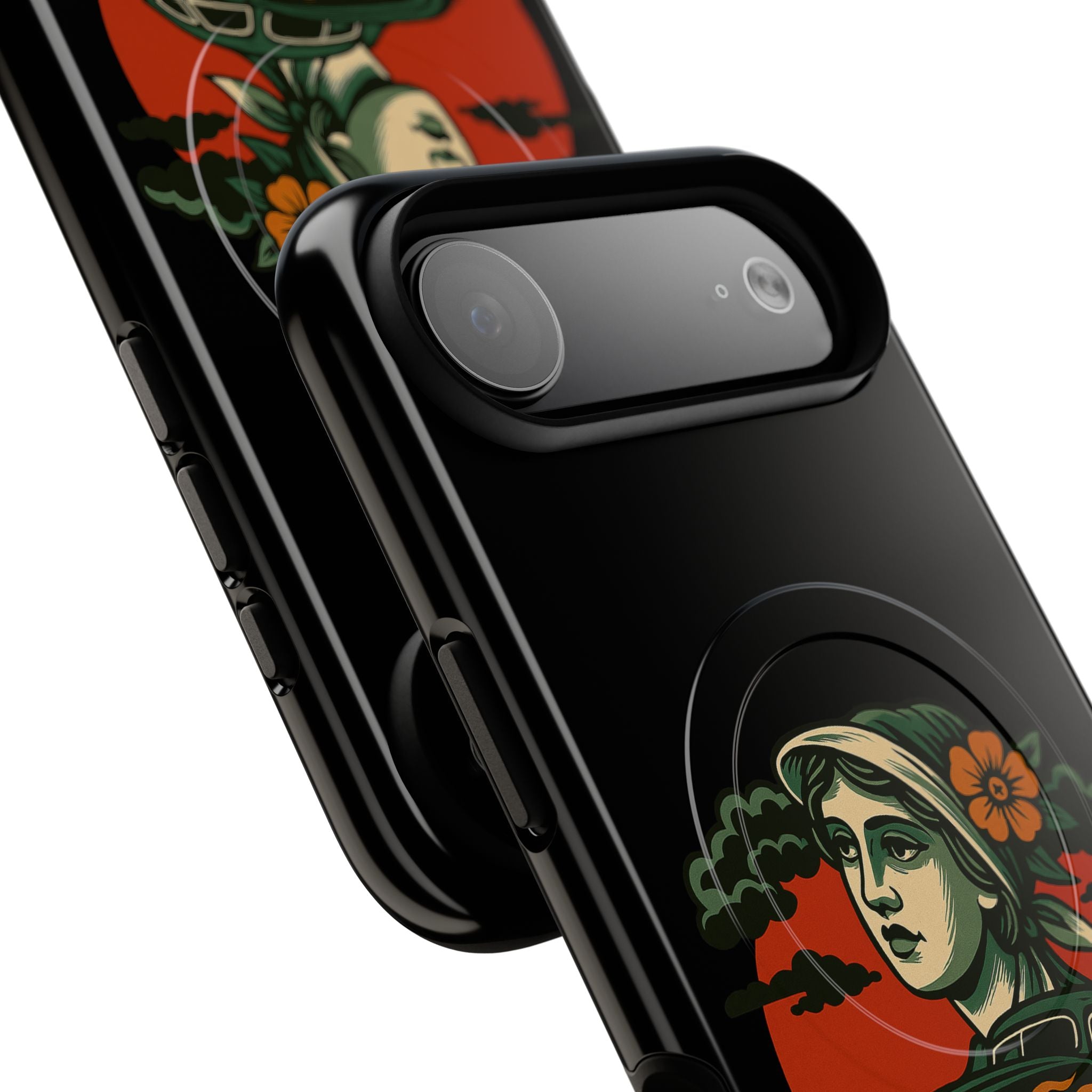 Phone Case — Outraved Retro Car & Woman Graphic Magnetic Tough Case