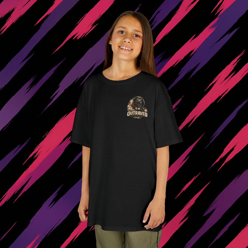 Kids Tee — Outraved lil outlaw racer