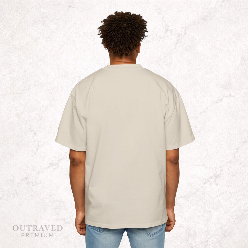 Outraved Logo Tee — Retro Graphic Oversized Men’s T‑Shirt
