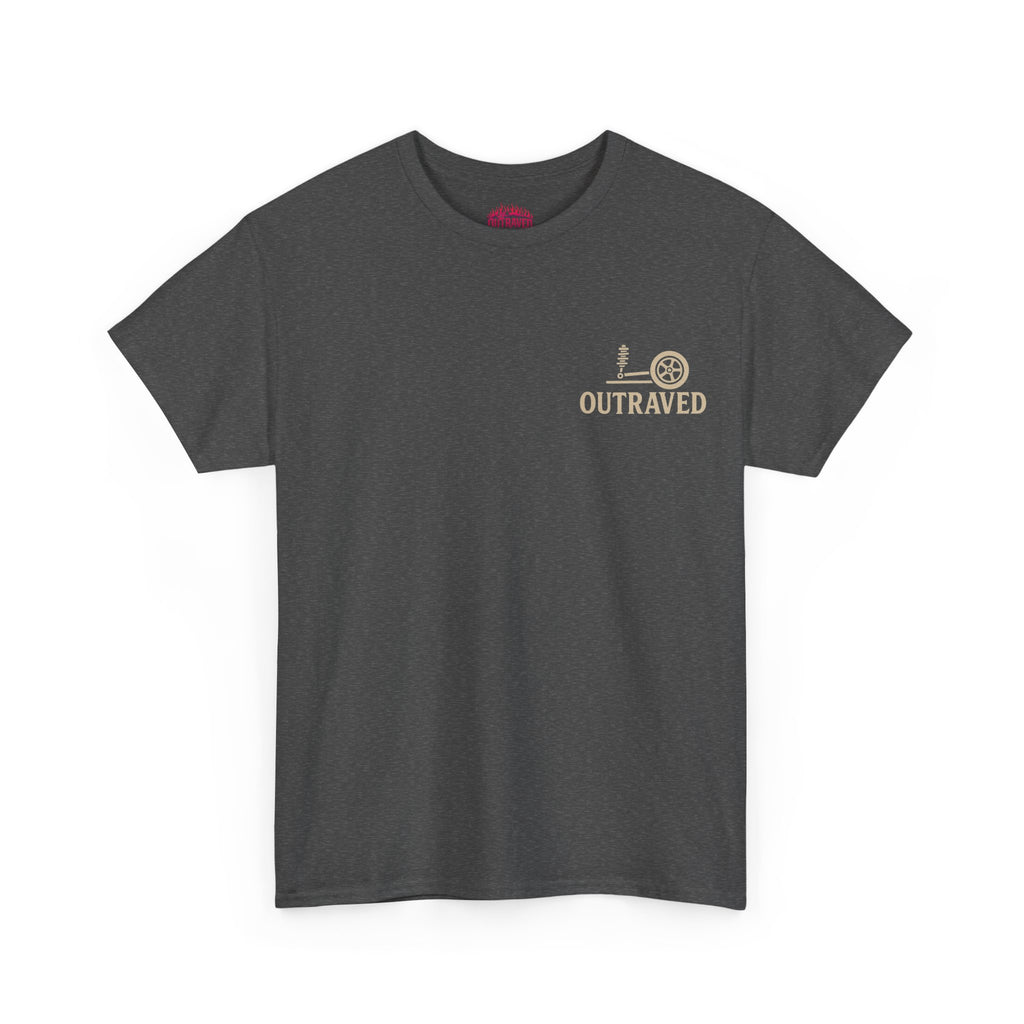 A Outraved 'High Standards Low Rides' Graphic Tee — Vintage Dragon Car Design