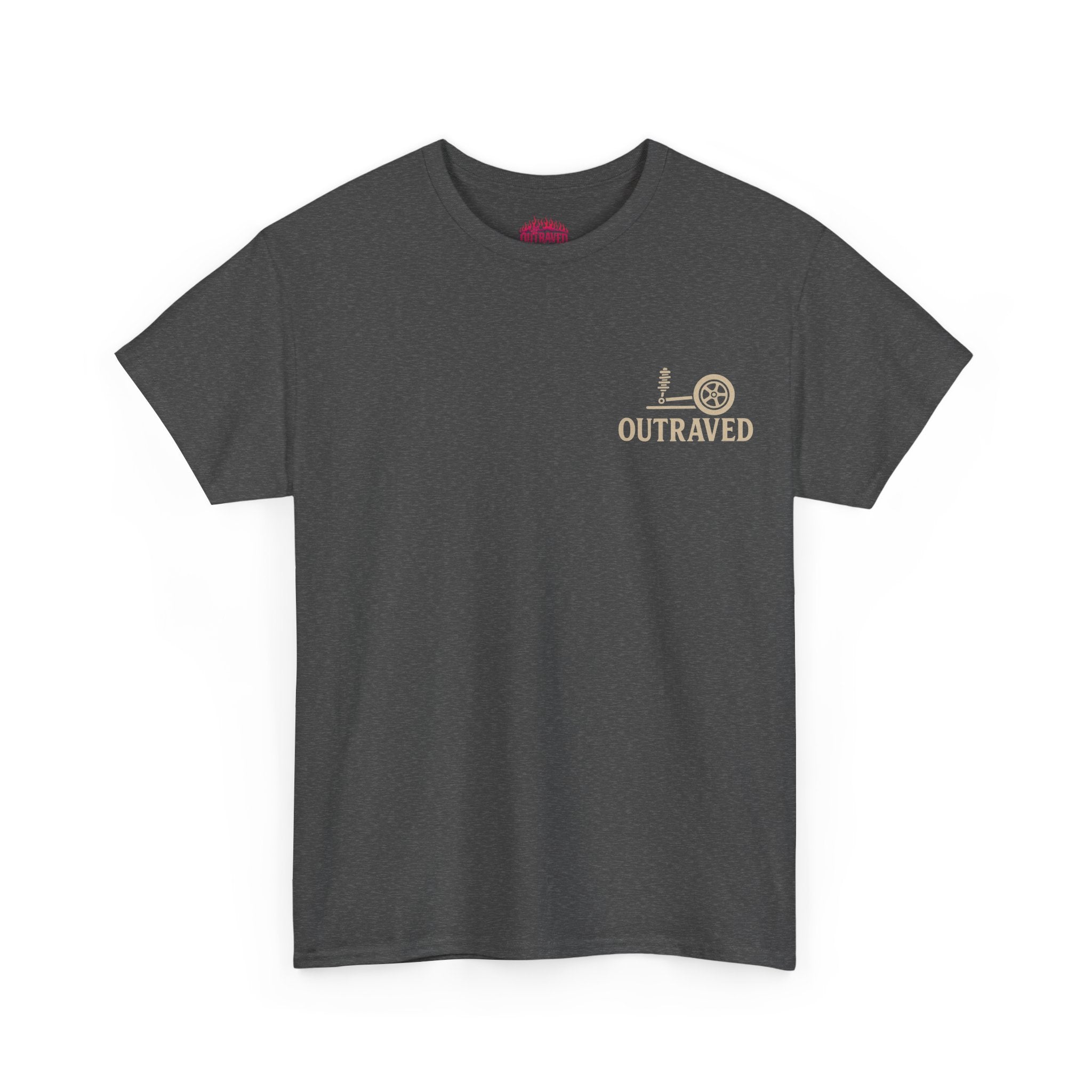 A Outraved 'High Standards Low Rides' Graphic Tee — Vintage Dragon Car Design
