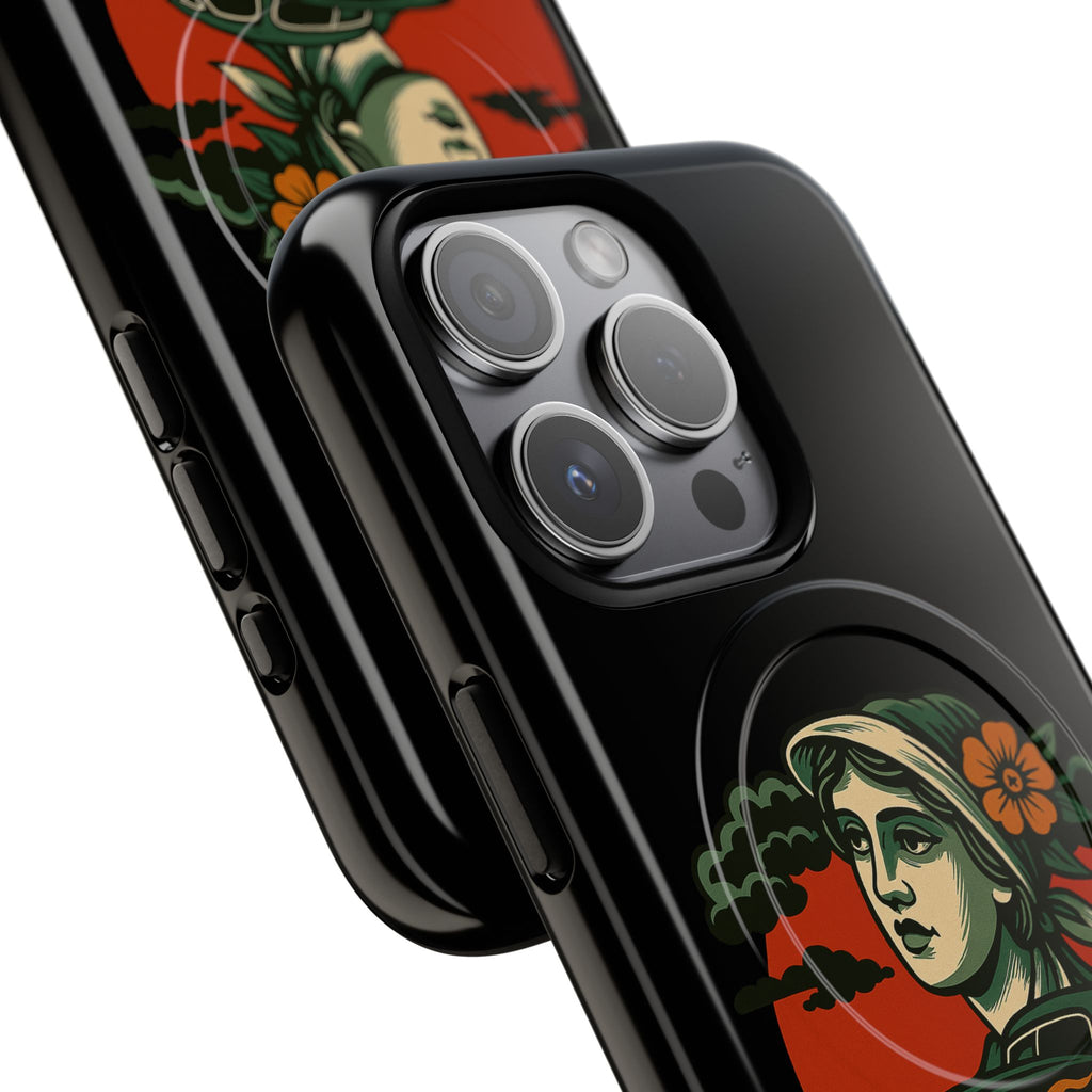 Phone Case — Outraved Retro Car & Woman Graphic Magnetic Tough Case