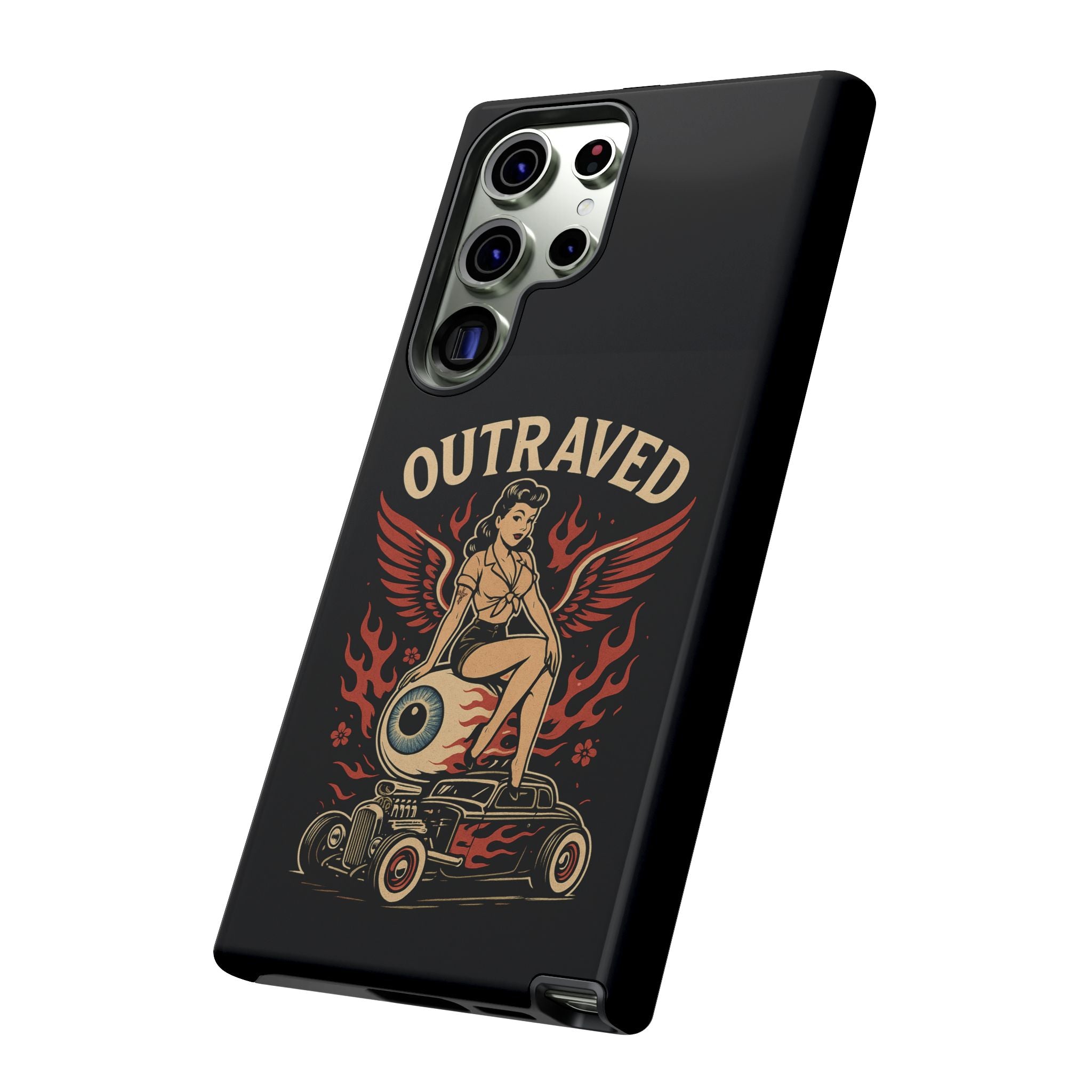 Phone Case — Vintage Pin-Up Eyeball Design