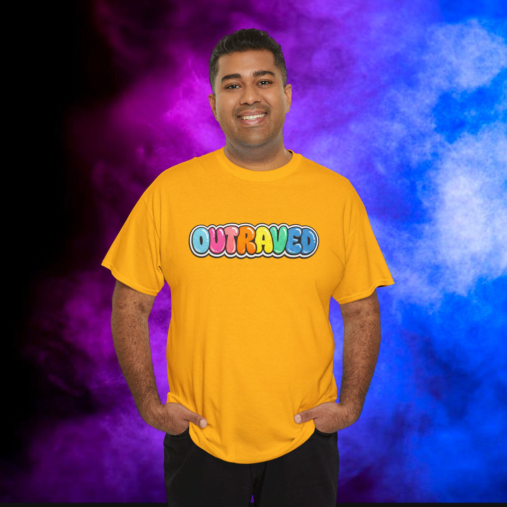 OUTRAVED colorburst collection tee